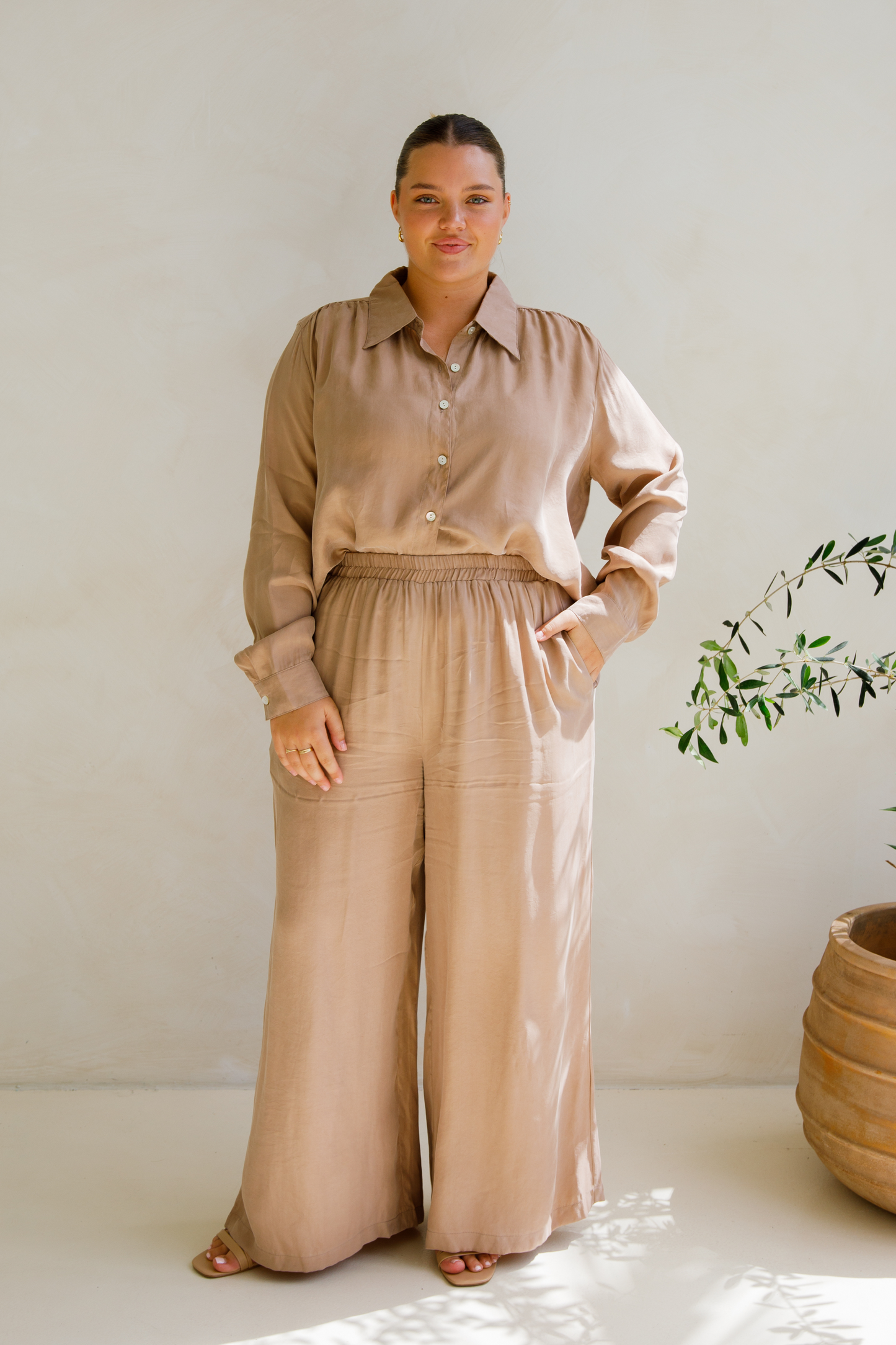 Aspen Shirt | Dune | FINAL SALE