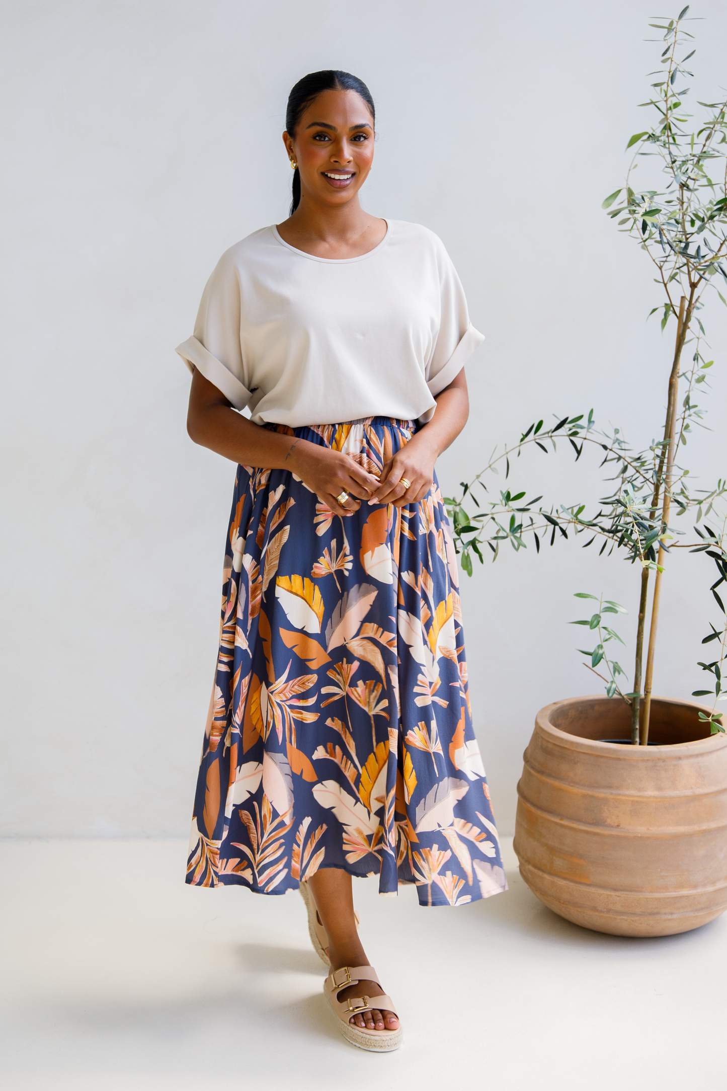 Harley Skirt | Dark Palmetto | FINAL SALE