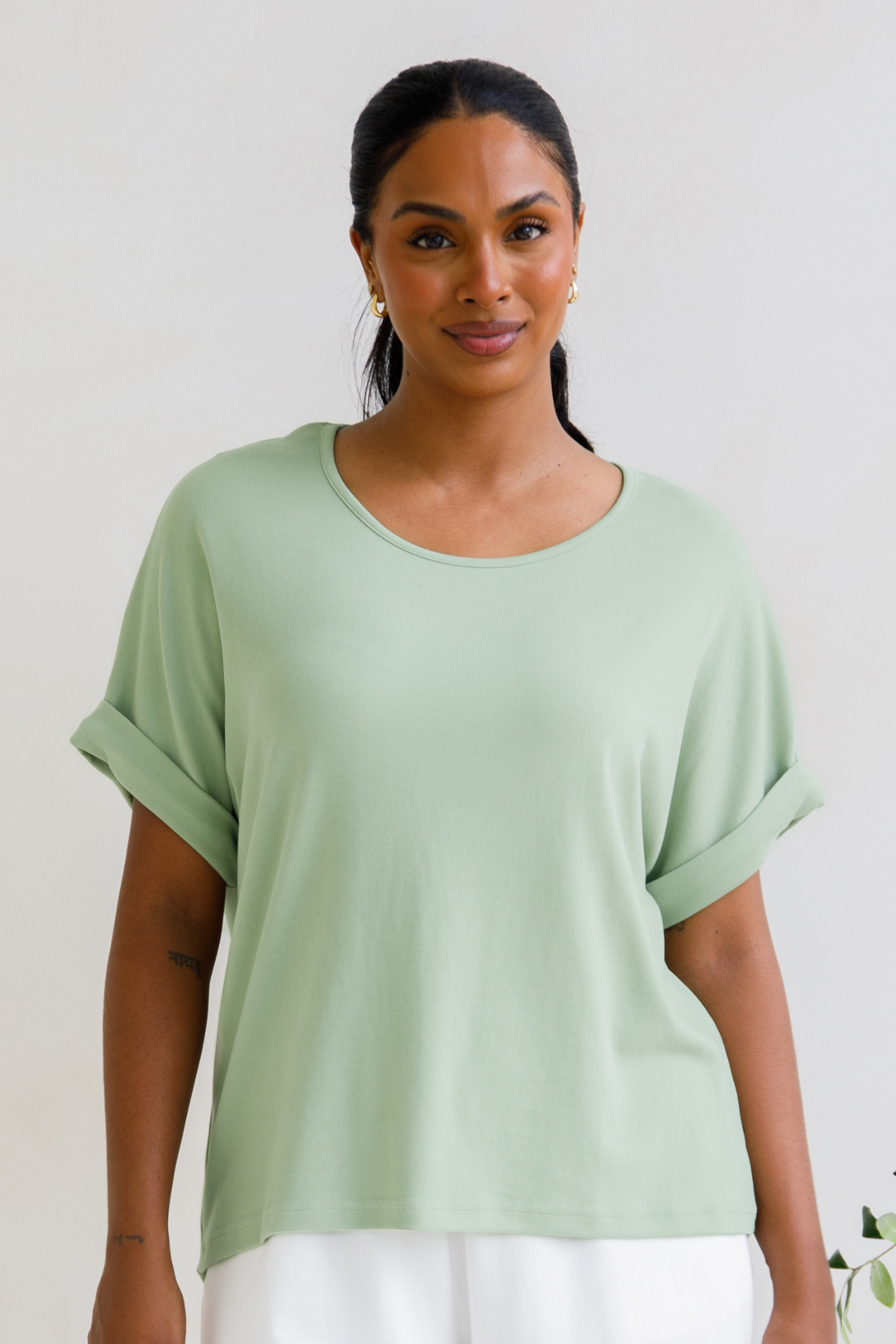 Gigi Lounge Top | Sage