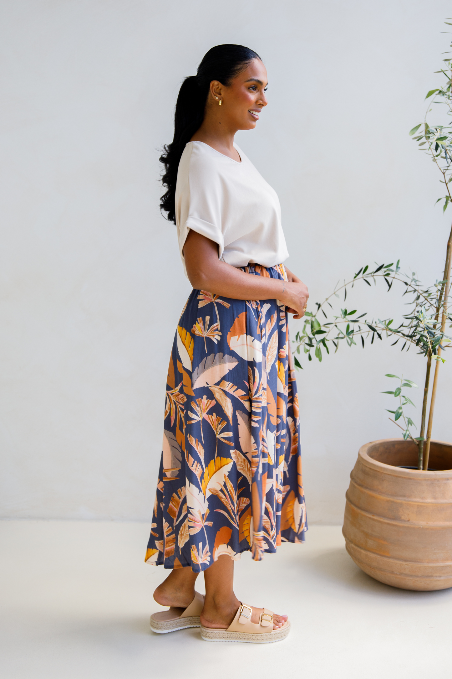 Harley Skirt | Dark Palmetto | FINAL SALE