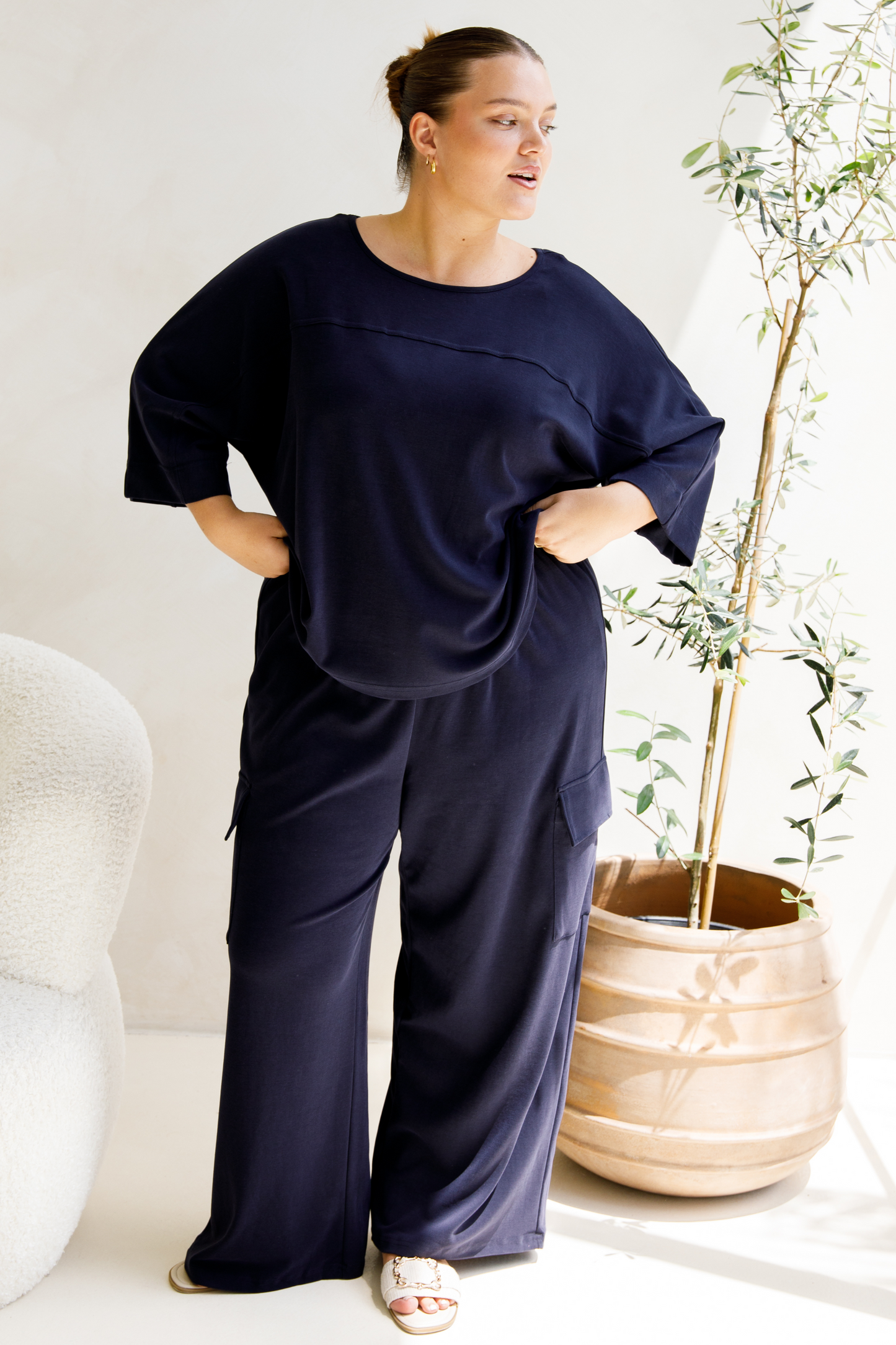 Eden Lounge Pants | Midnight Navy