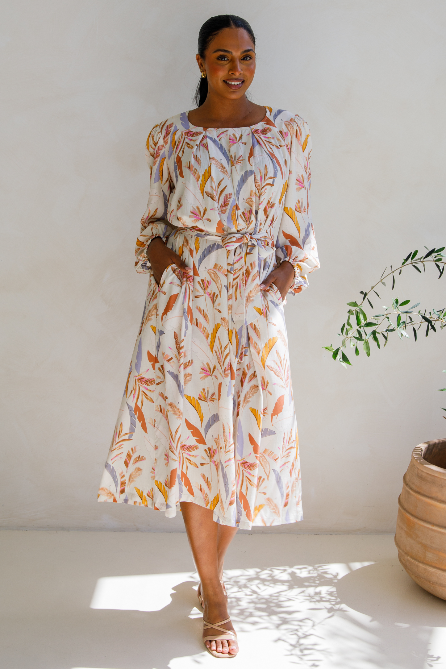 Jade Dress | Light Palmetto | FINAL SALE