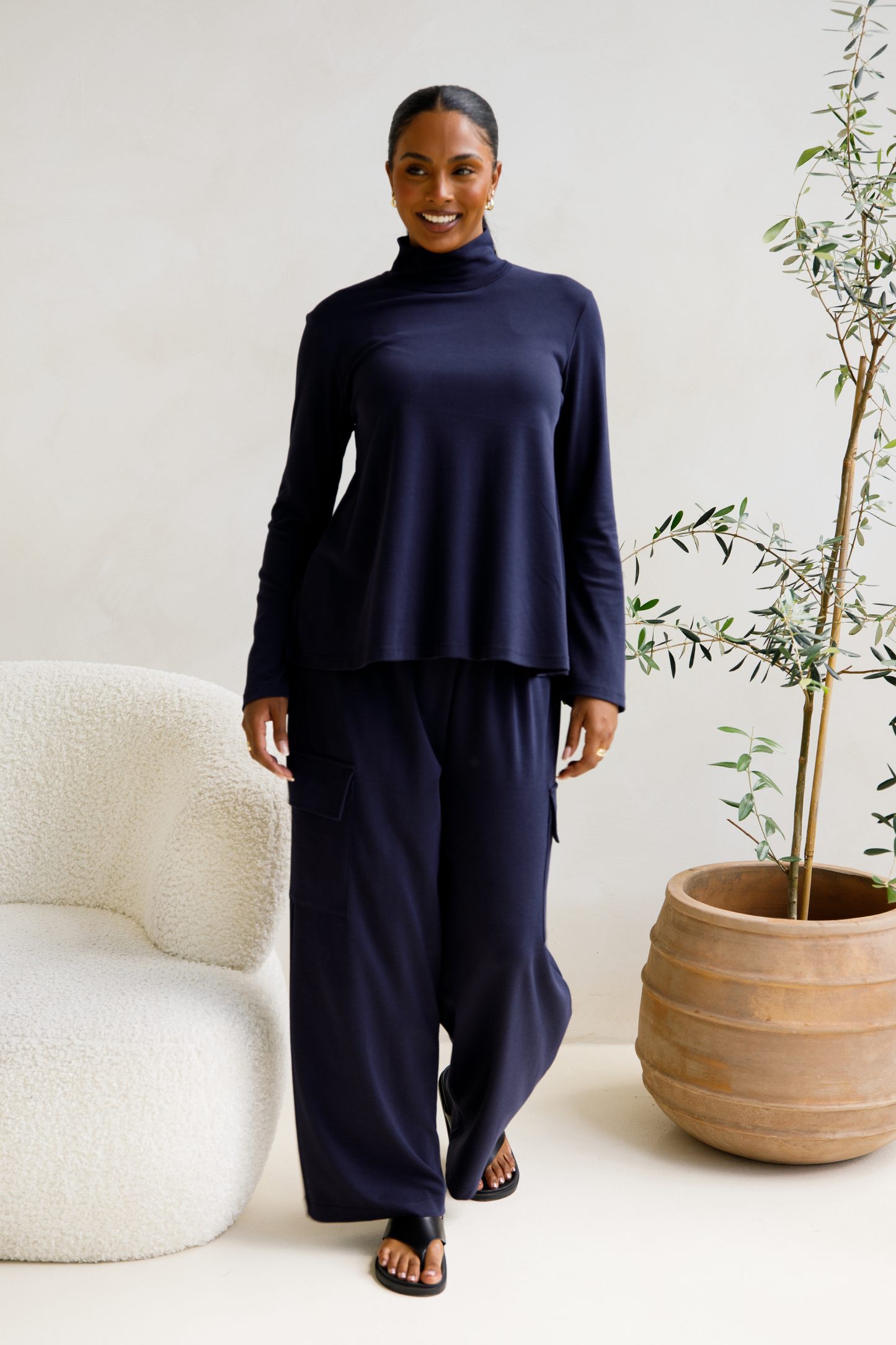 Eden Lounge Pants | Midnight Navy