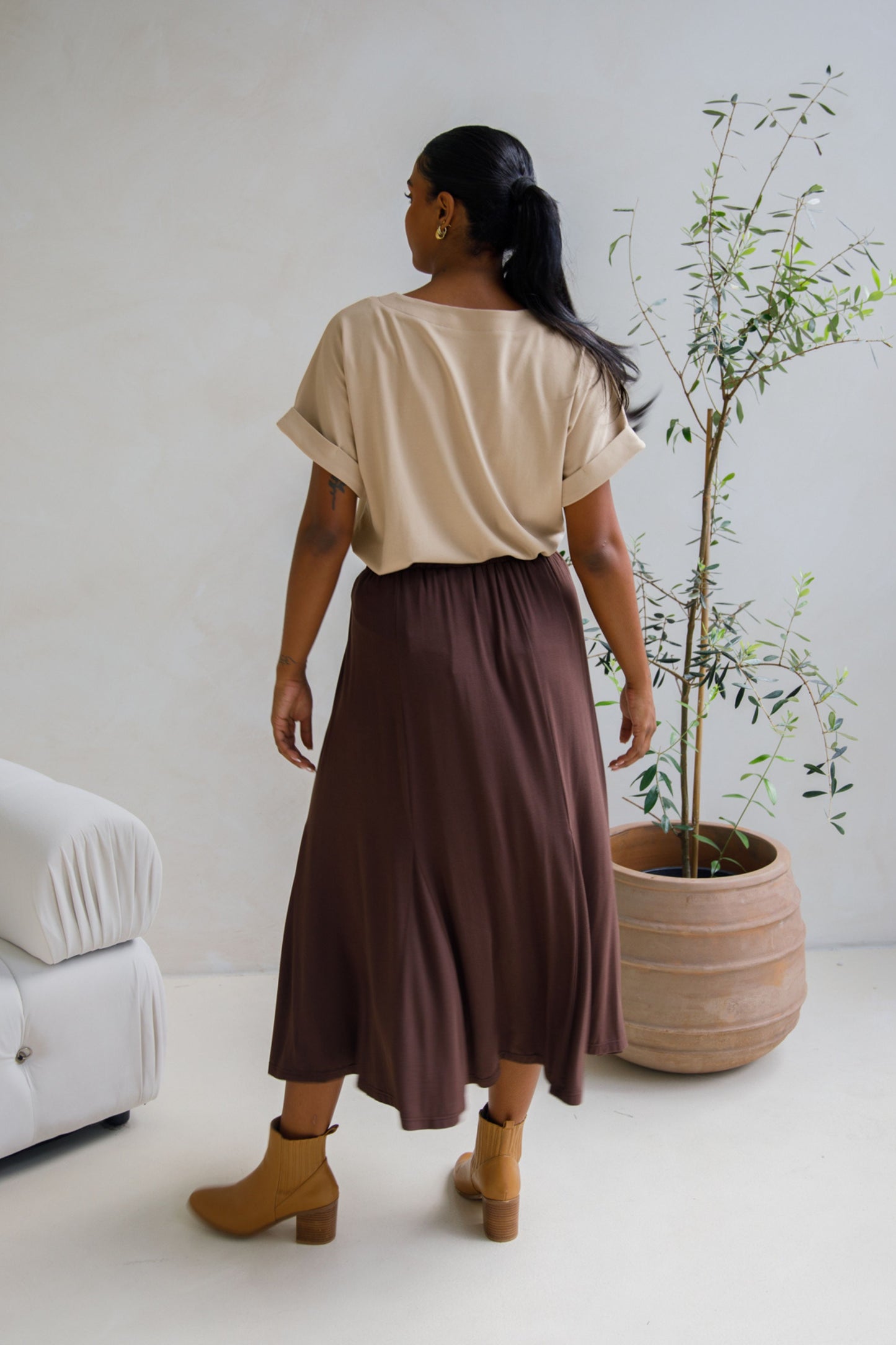 Adeline Skirt | Chocolate