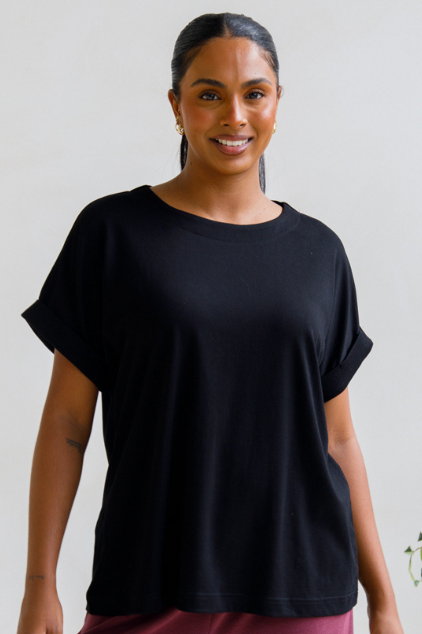 Althea Lounge Top | Black