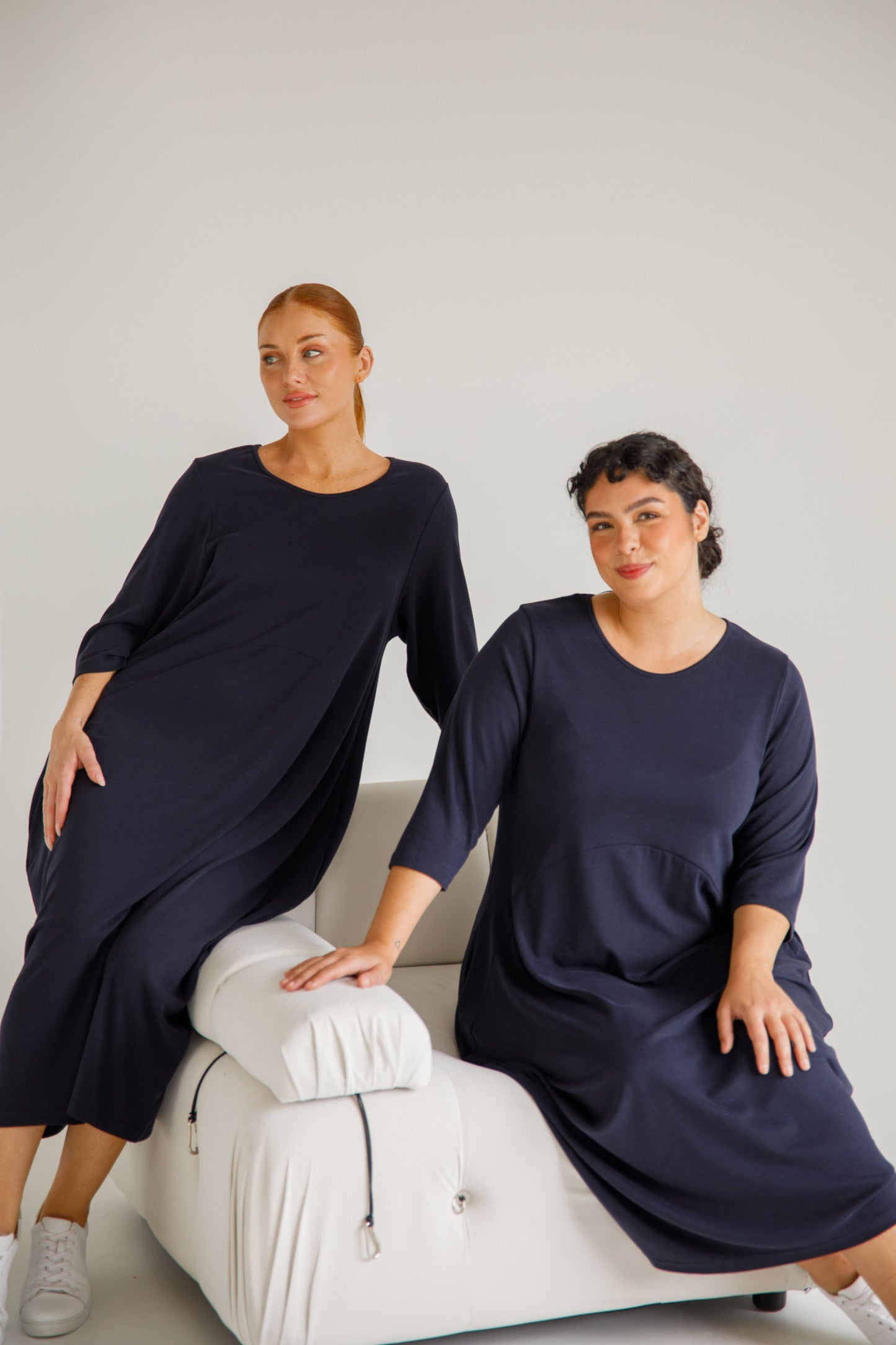 Alviva Lounge Dress | Midnight Navy