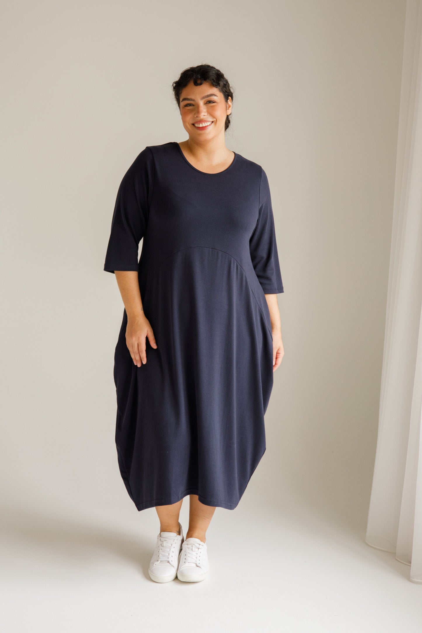 Alviva Lounge Dress | Midnight Navy