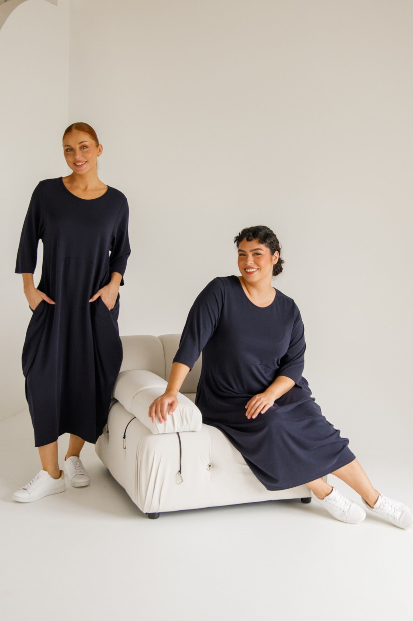 Alviva Lounge Dress | Midnight Navy