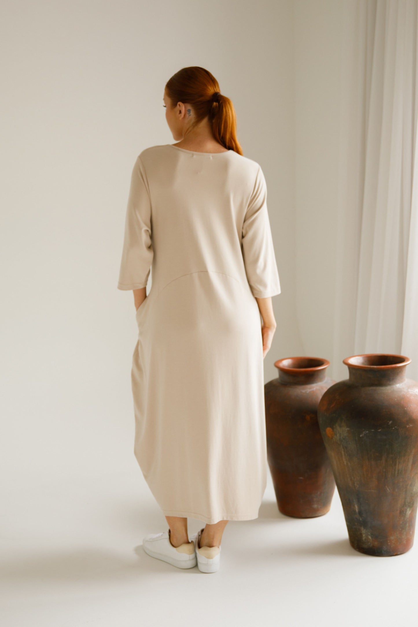 Alviva Lounge Dress | Portobello Beige