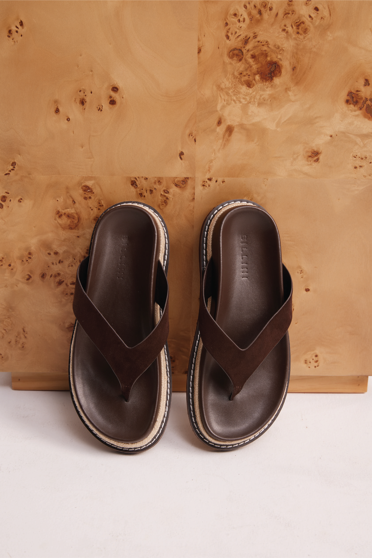 ARLEY Thong Sandals | Cocoa Suede