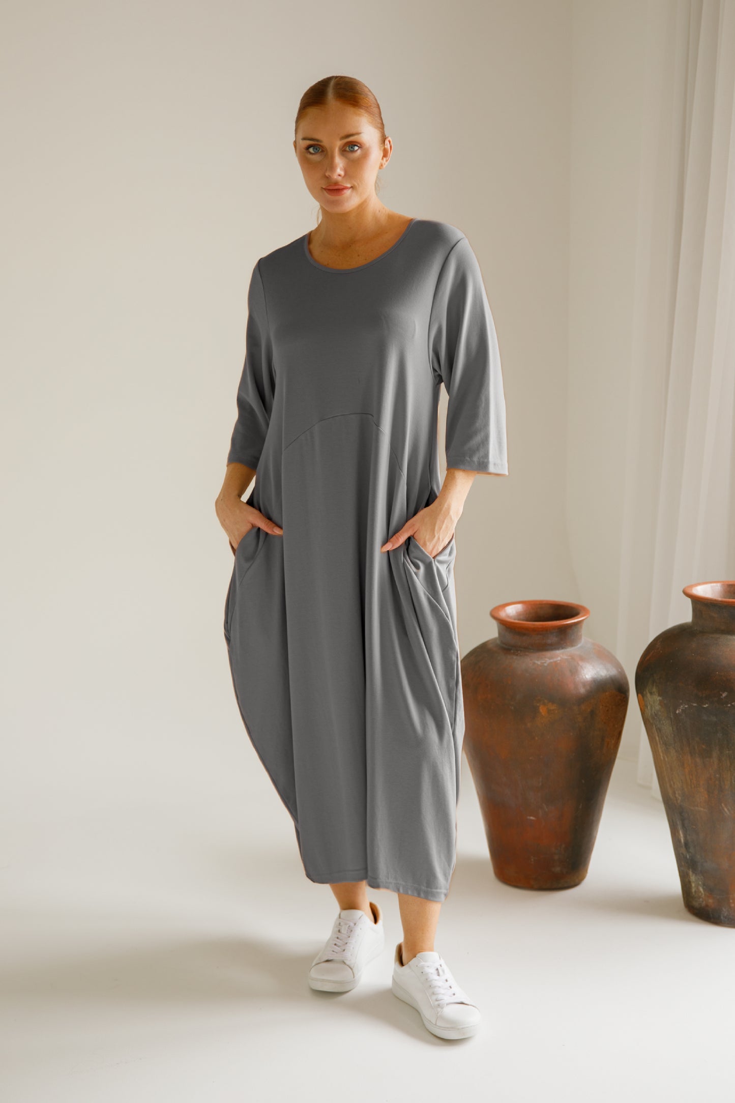 Alviva Lounge Dress | Slate