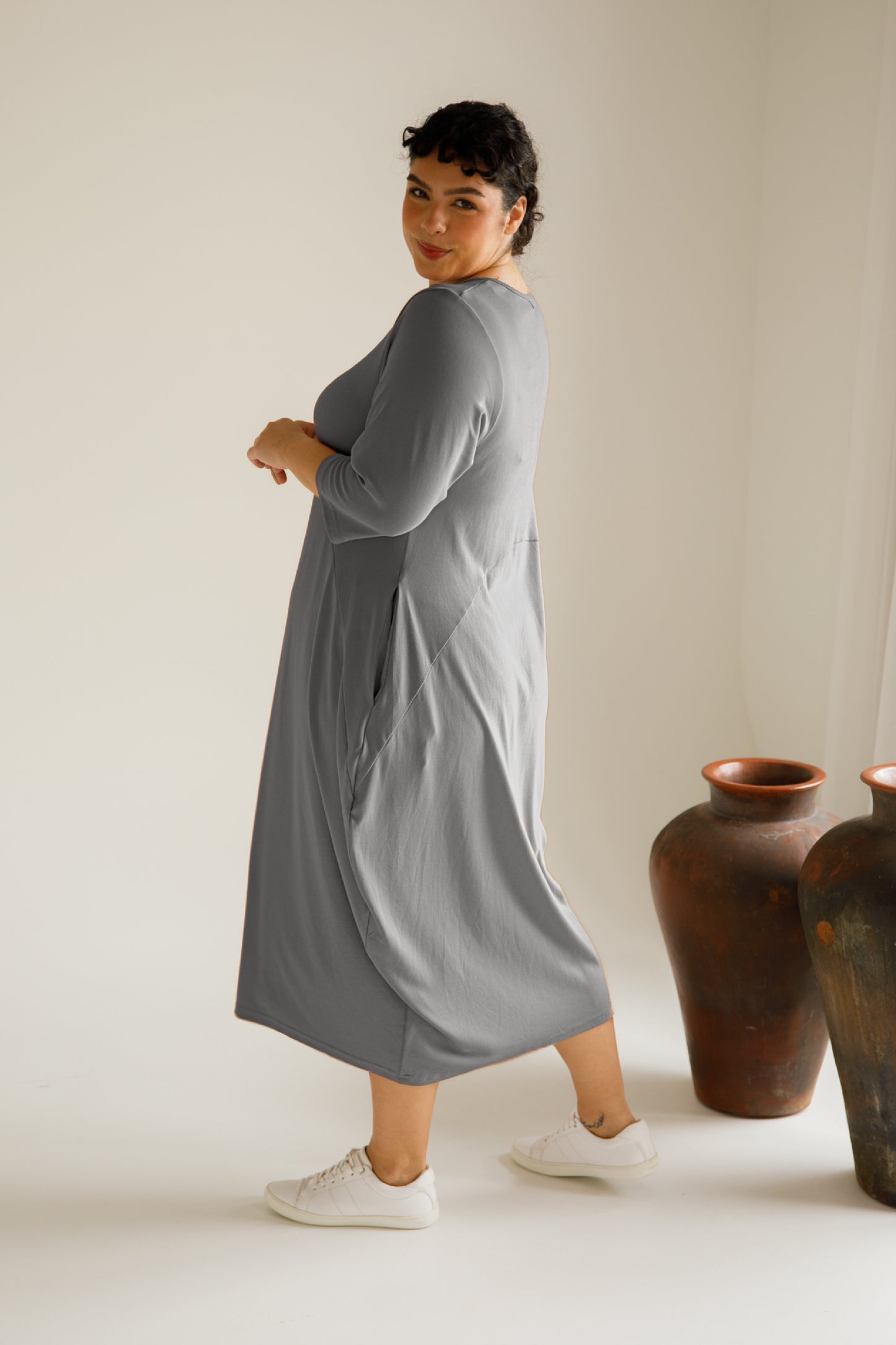 Alviva Lounge Dress | Slate