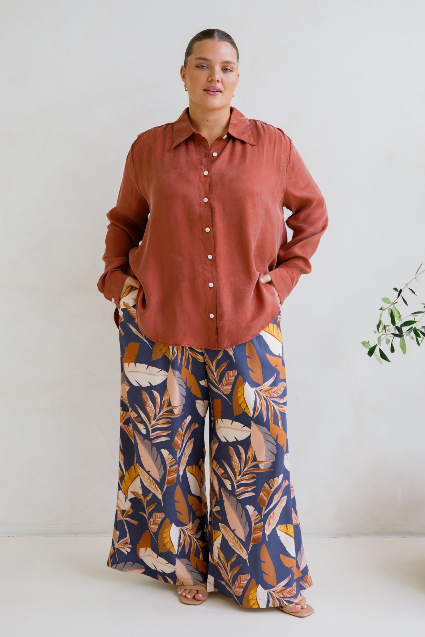 Aspen Shirt | Nutmeg | FINAL SALE