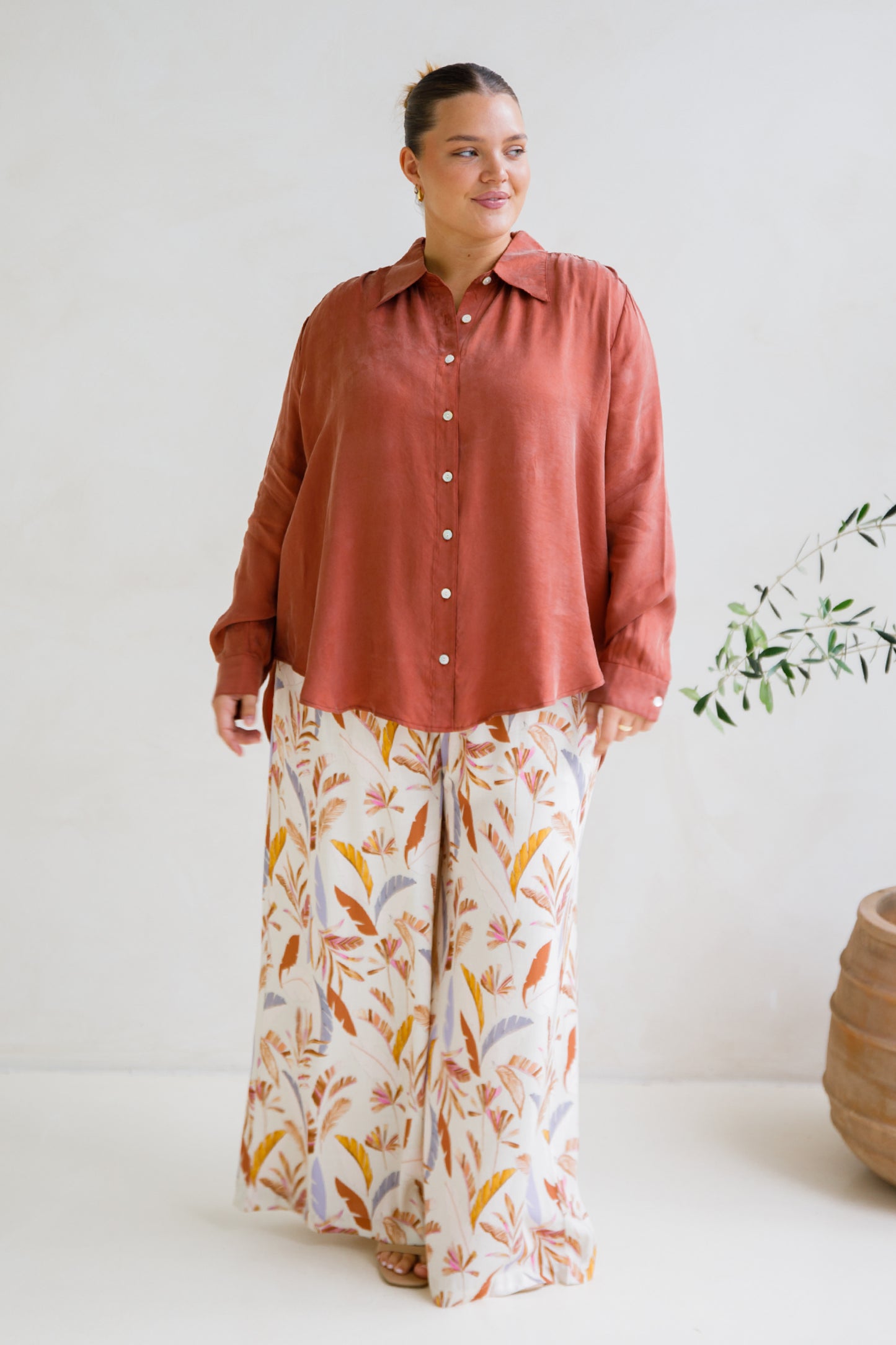 Aspen Shirt | Nutmeg | FINAL SALE
