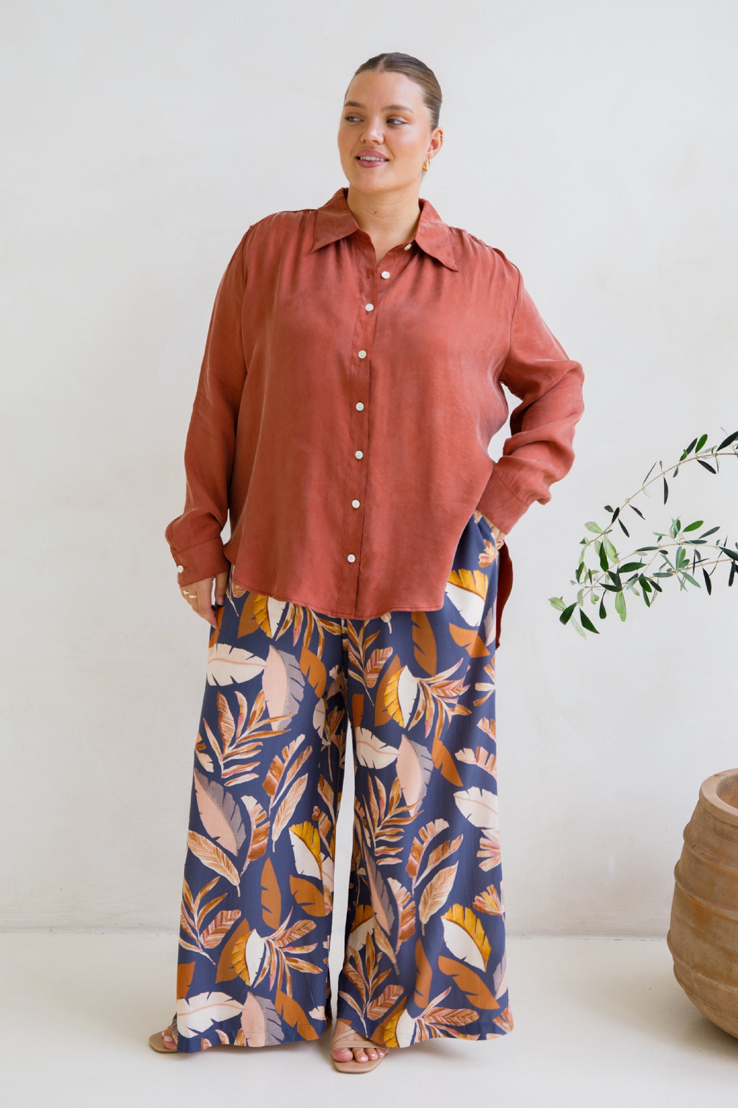 Aspen Shirt | Nutmeg | FINAL SALE
