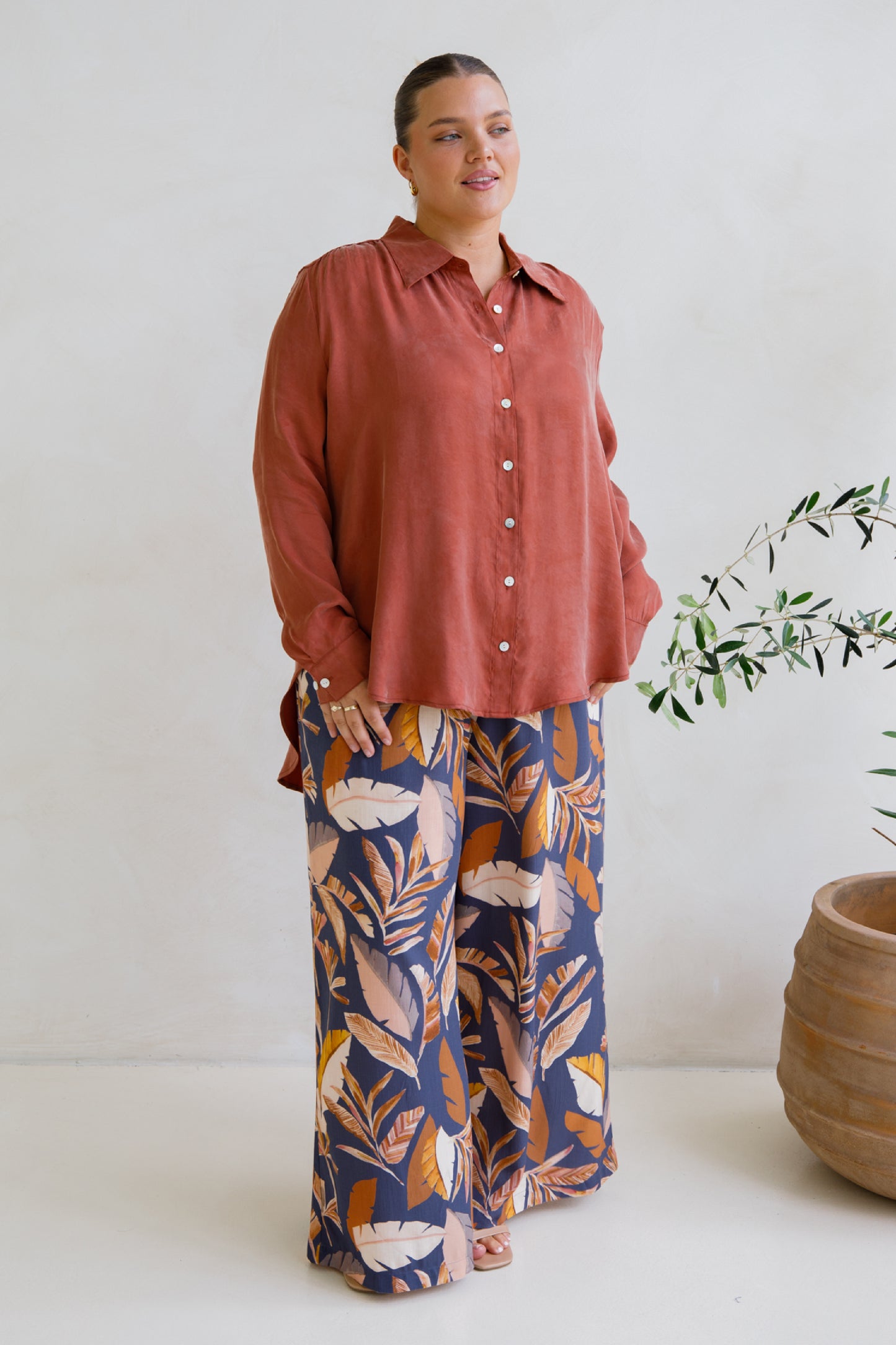 Aspen Shirt | Nutmeg | FINAL SALE