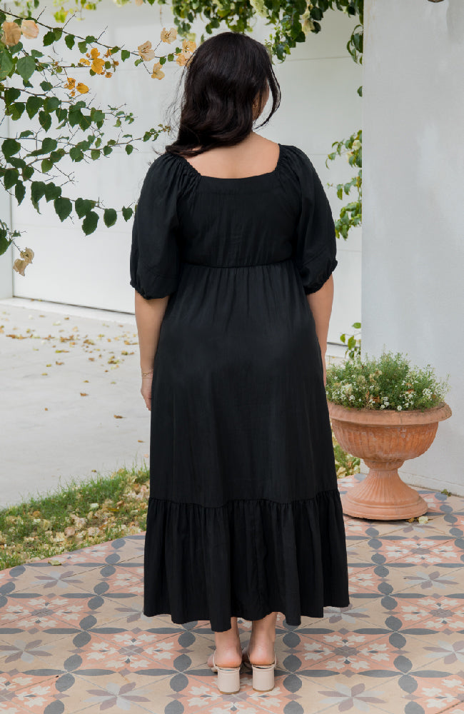 Austin Midi Dress | Black | FINAL SALE