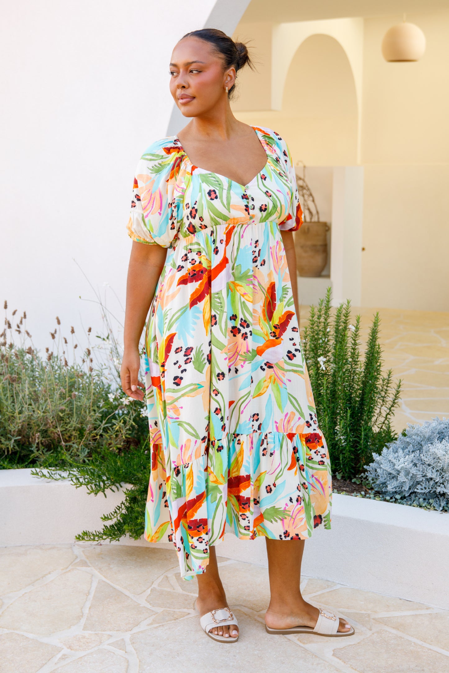 Austin Midi Dress | Castaway | FINAL SALE