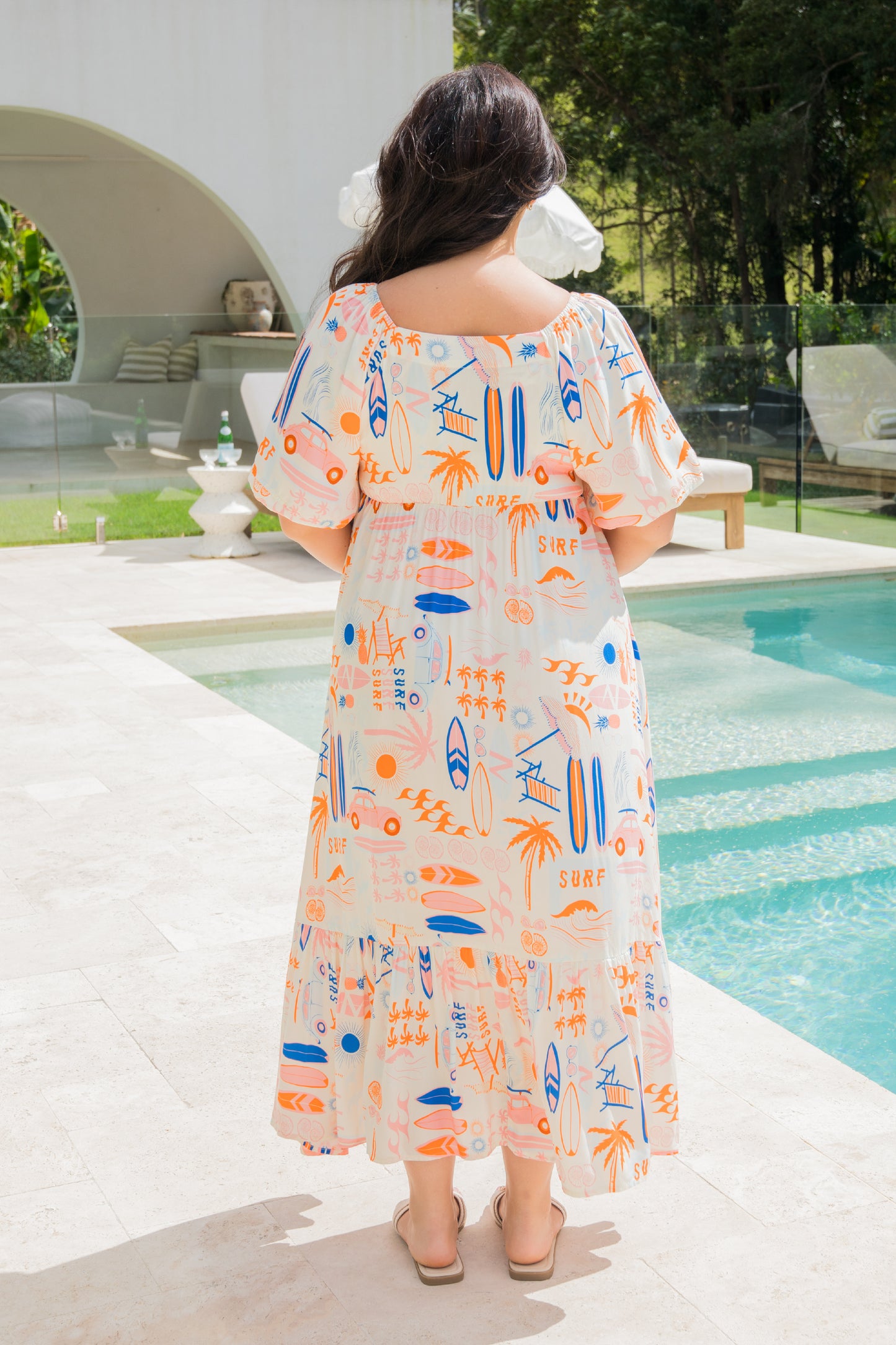 Austin Midi Dress | Surf's Up | FINAL SALE