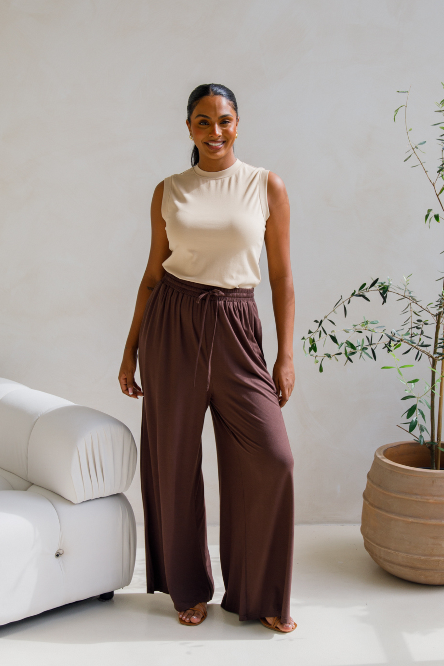 Bella Pant | Chocolate