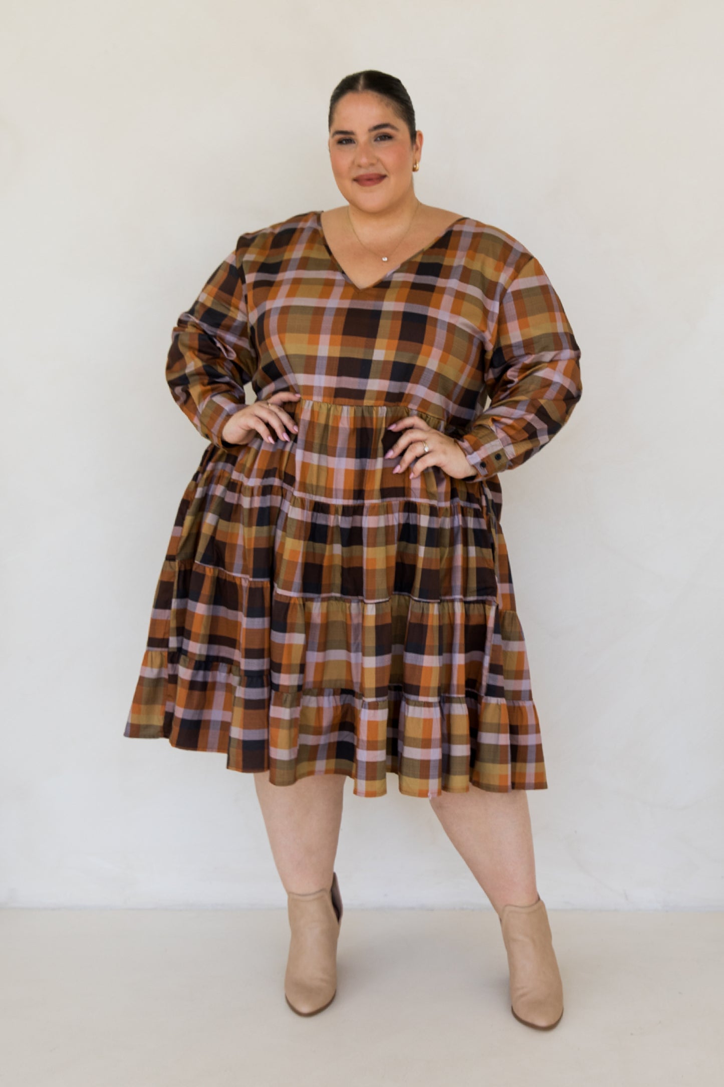 Bonita Dress | Fall Check | FINAL SALE