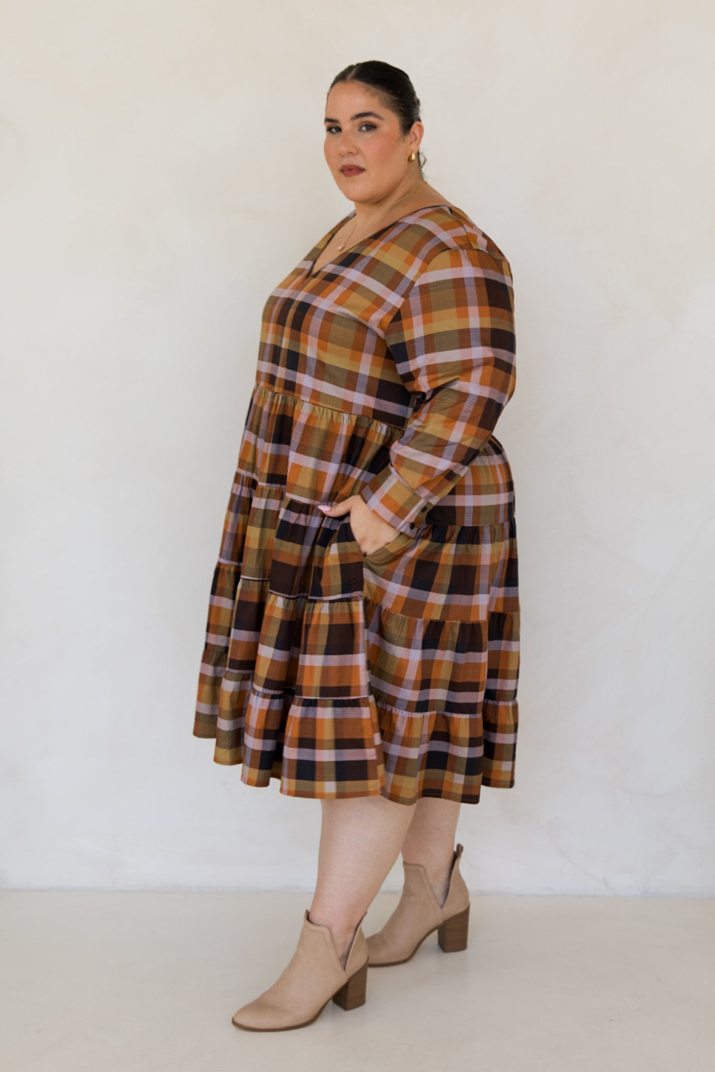 Bonita Dress | Fall Check | FINAL SALE