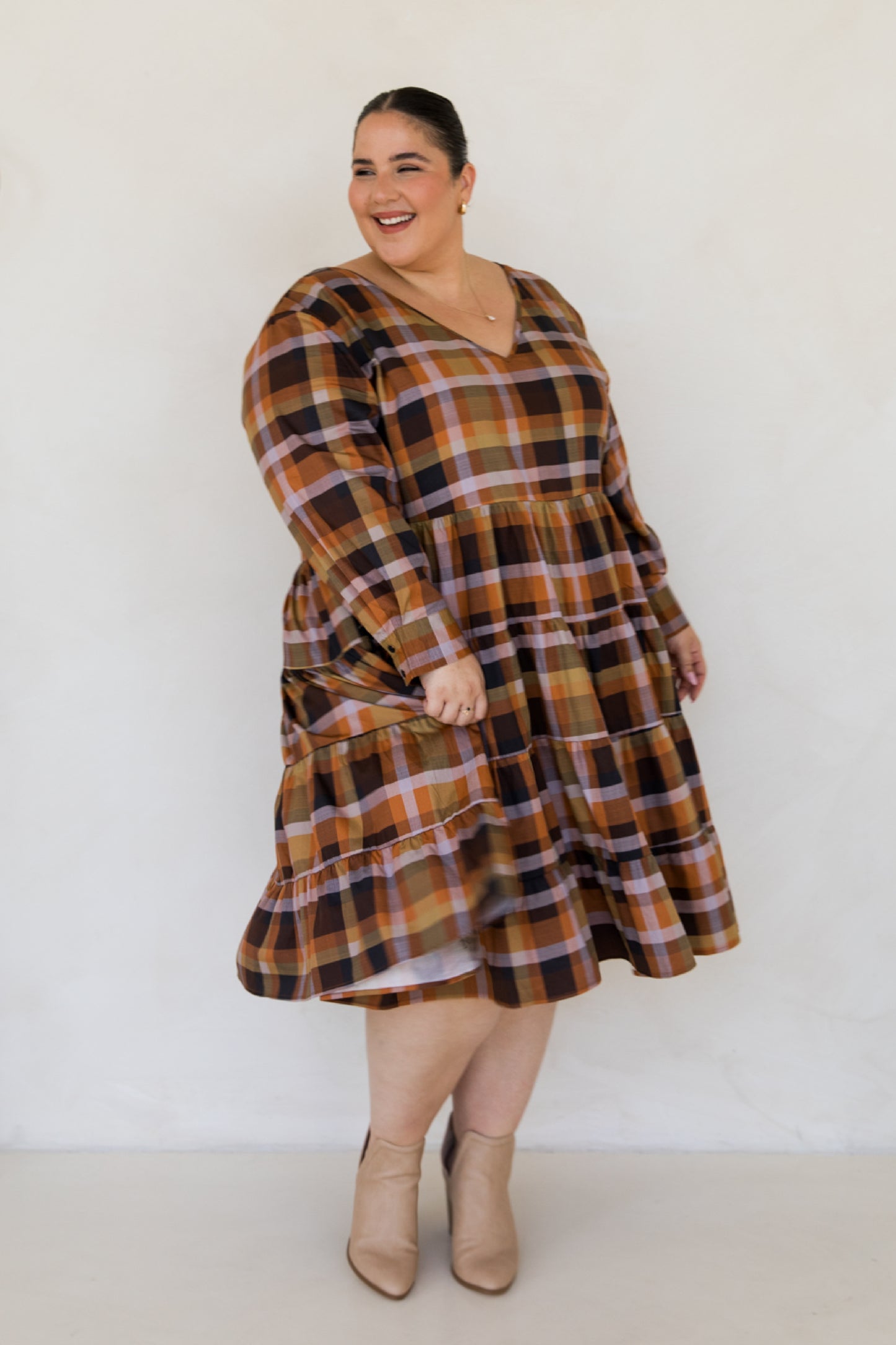 Bonita Dress | Fall Check | FINAL SALE