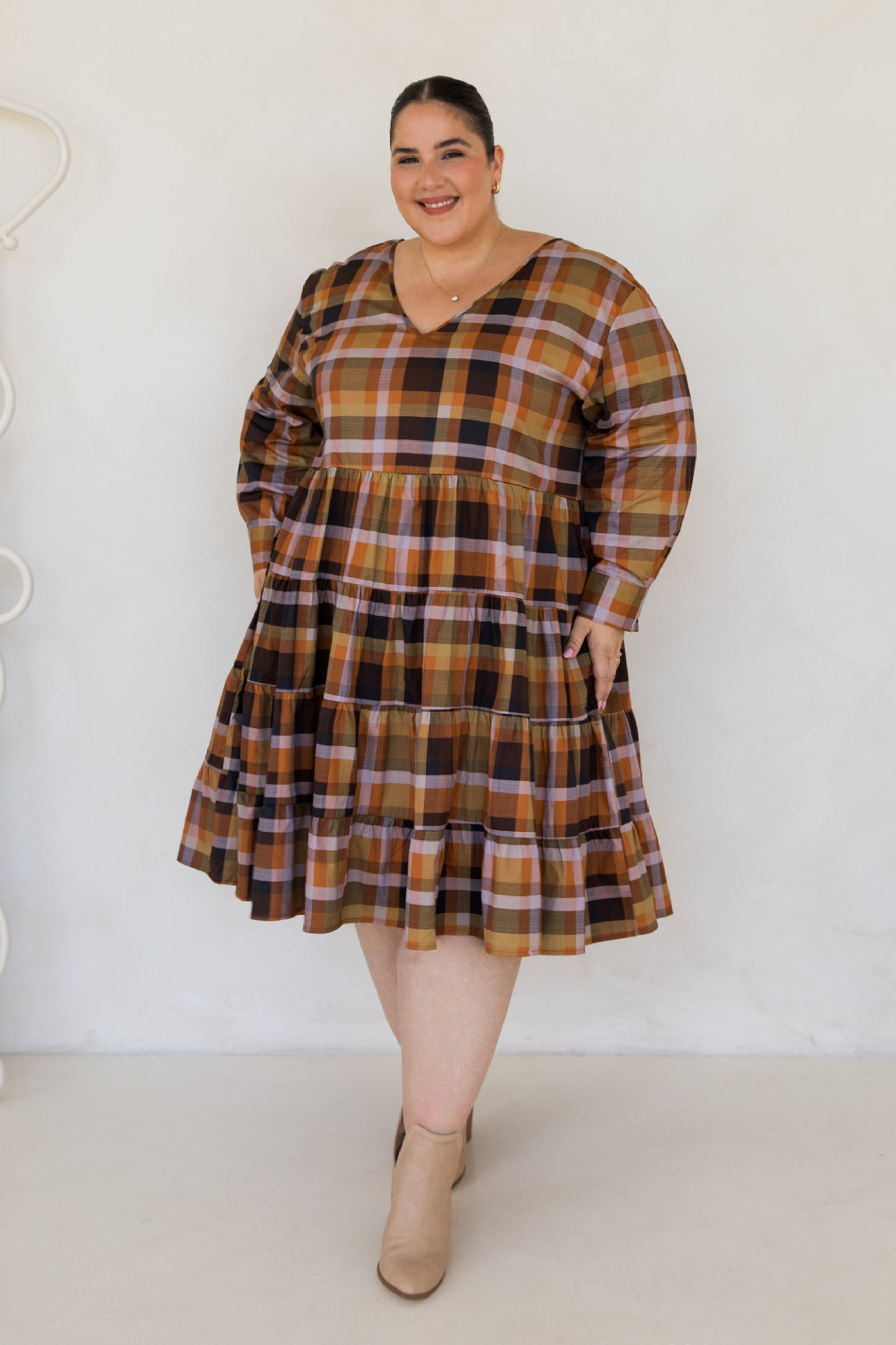Bonita Dress | Fall Check | FINAL SALE