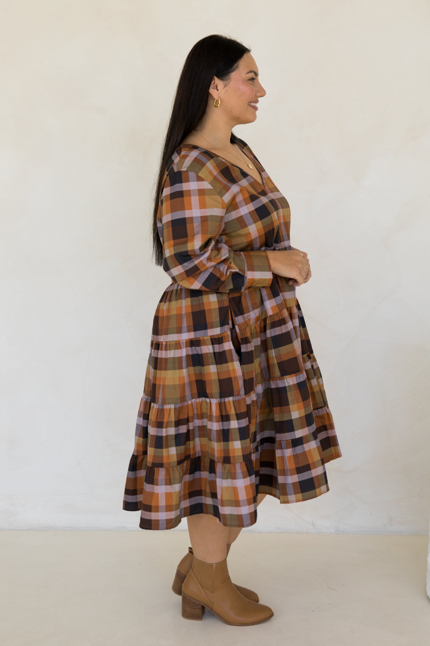 Bonita Dress | Fall Check | FINAL SALE