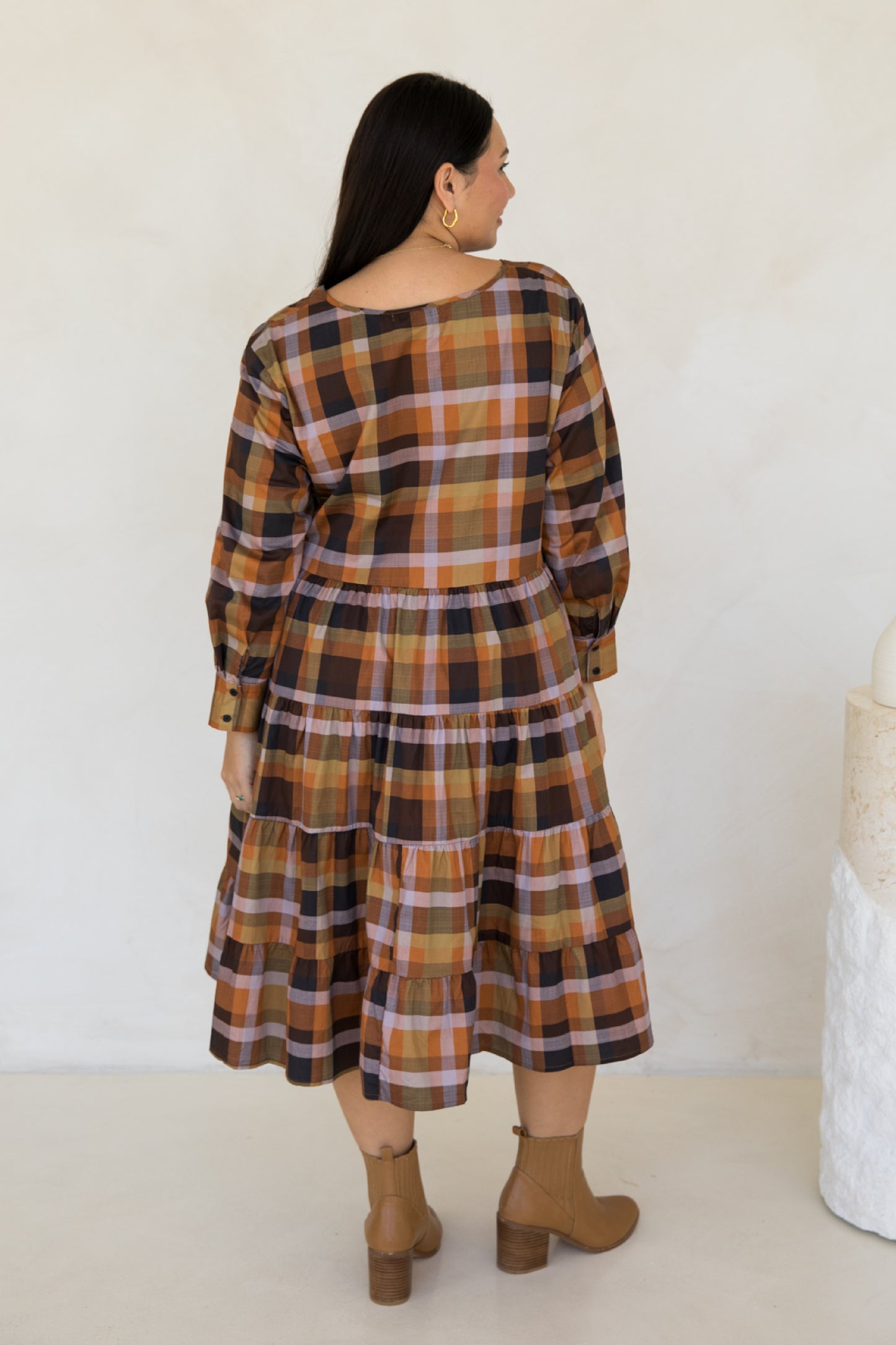 Bonita Dress | Fall Check | FINAL SALE