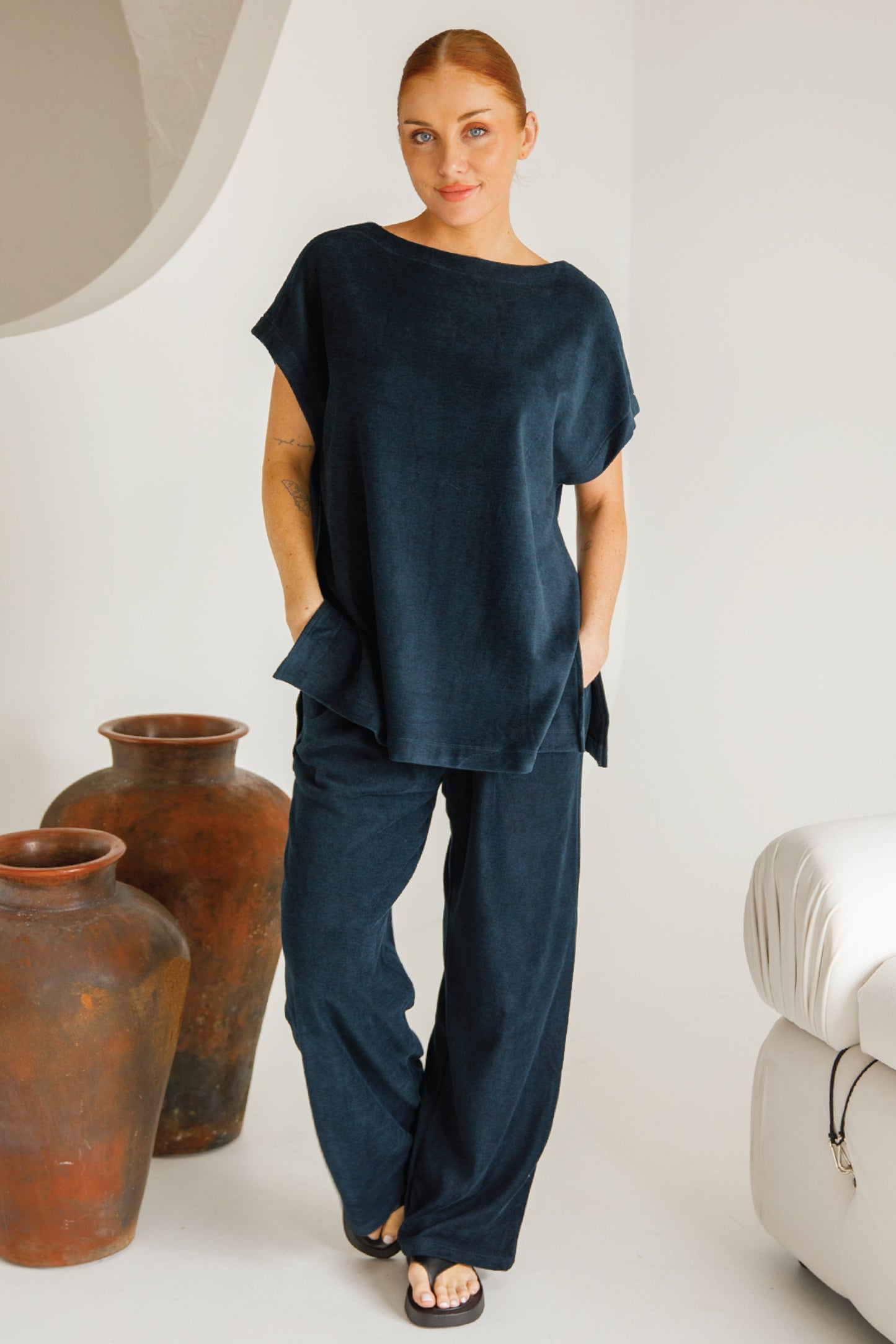 Bridget Lounge Top | Forest Marle