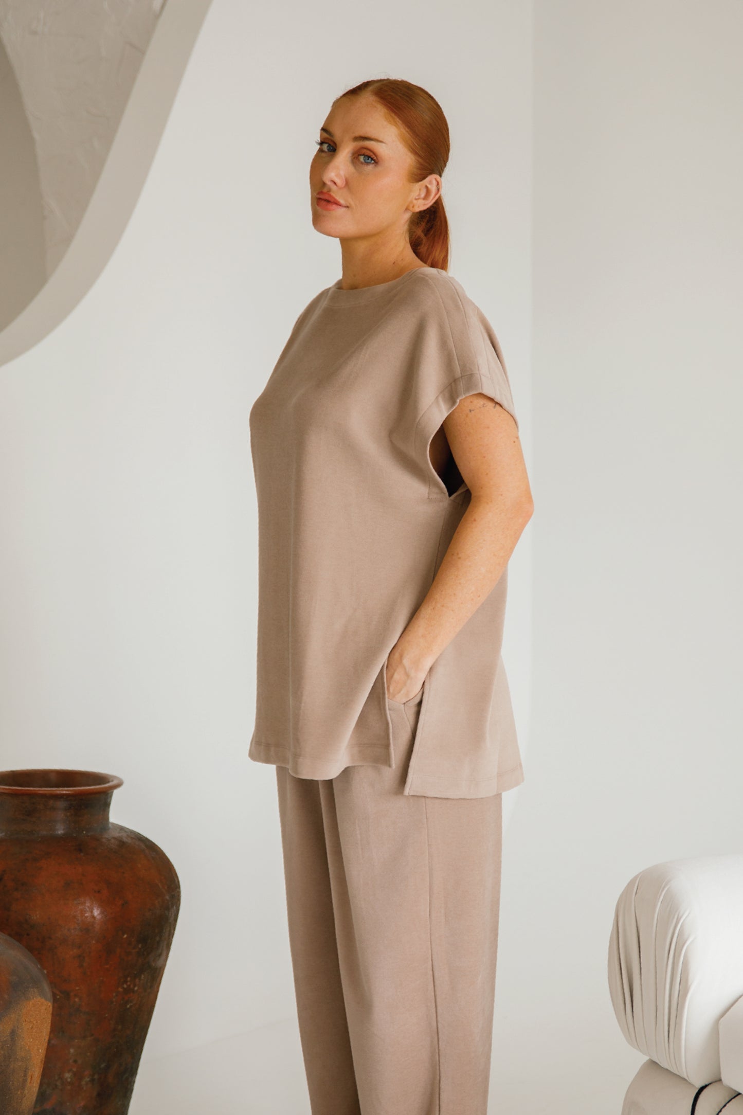 Bridget Top | Taupe