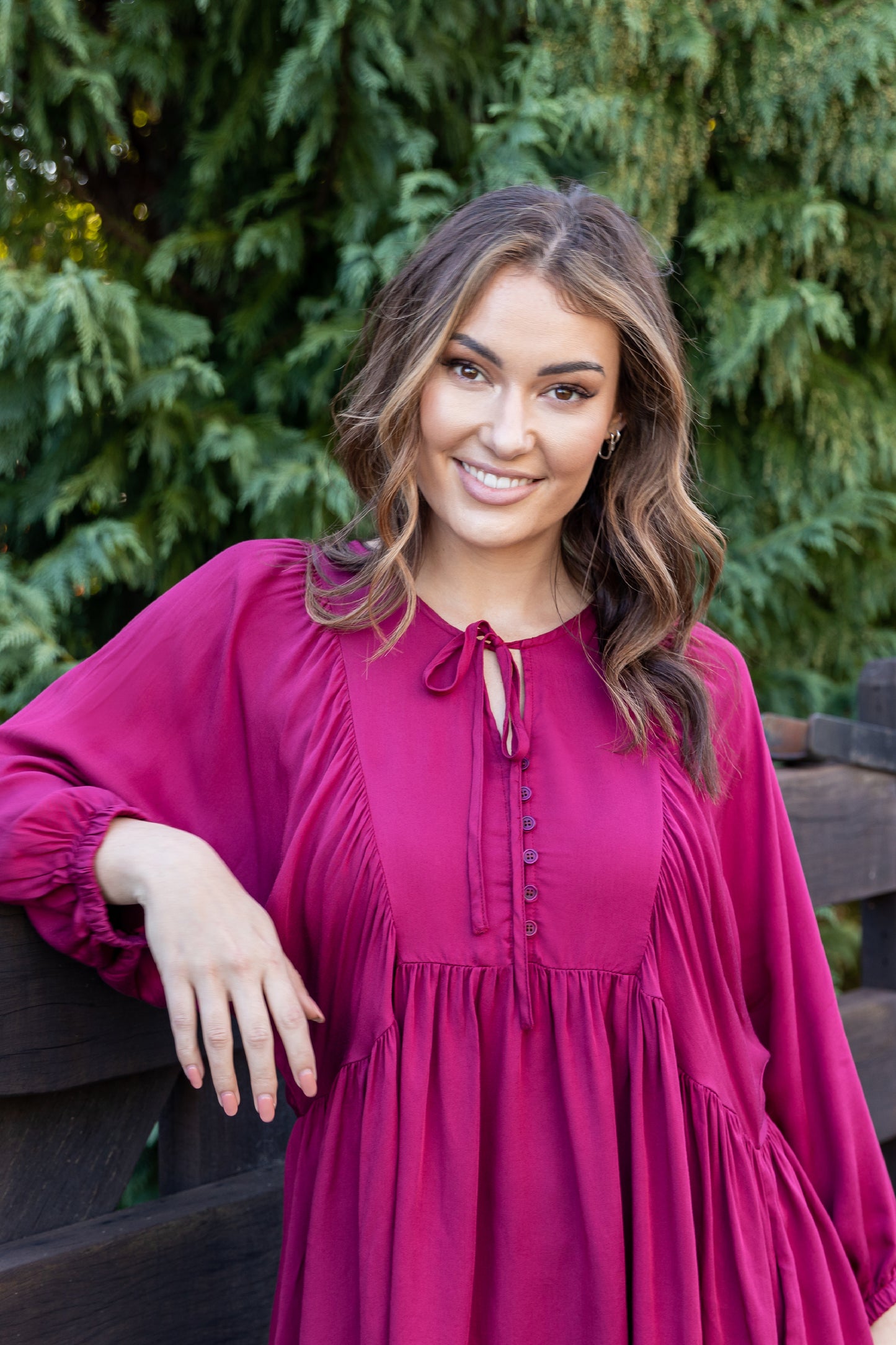 Charlie Top | Merlot | FINAL SALE