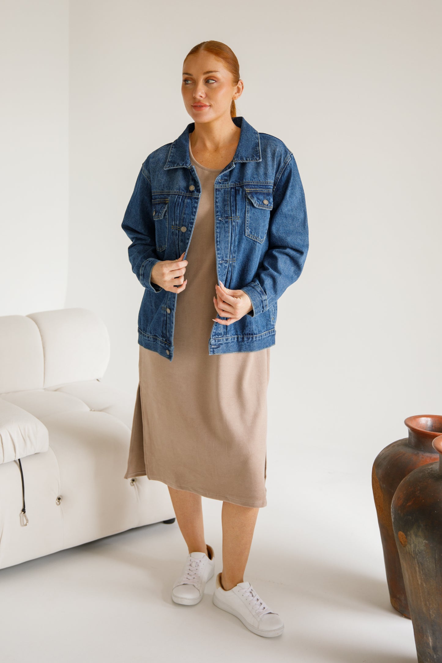 Signature Relaxed Denim Jacket | Dark Wash Denim | FINAL SALE