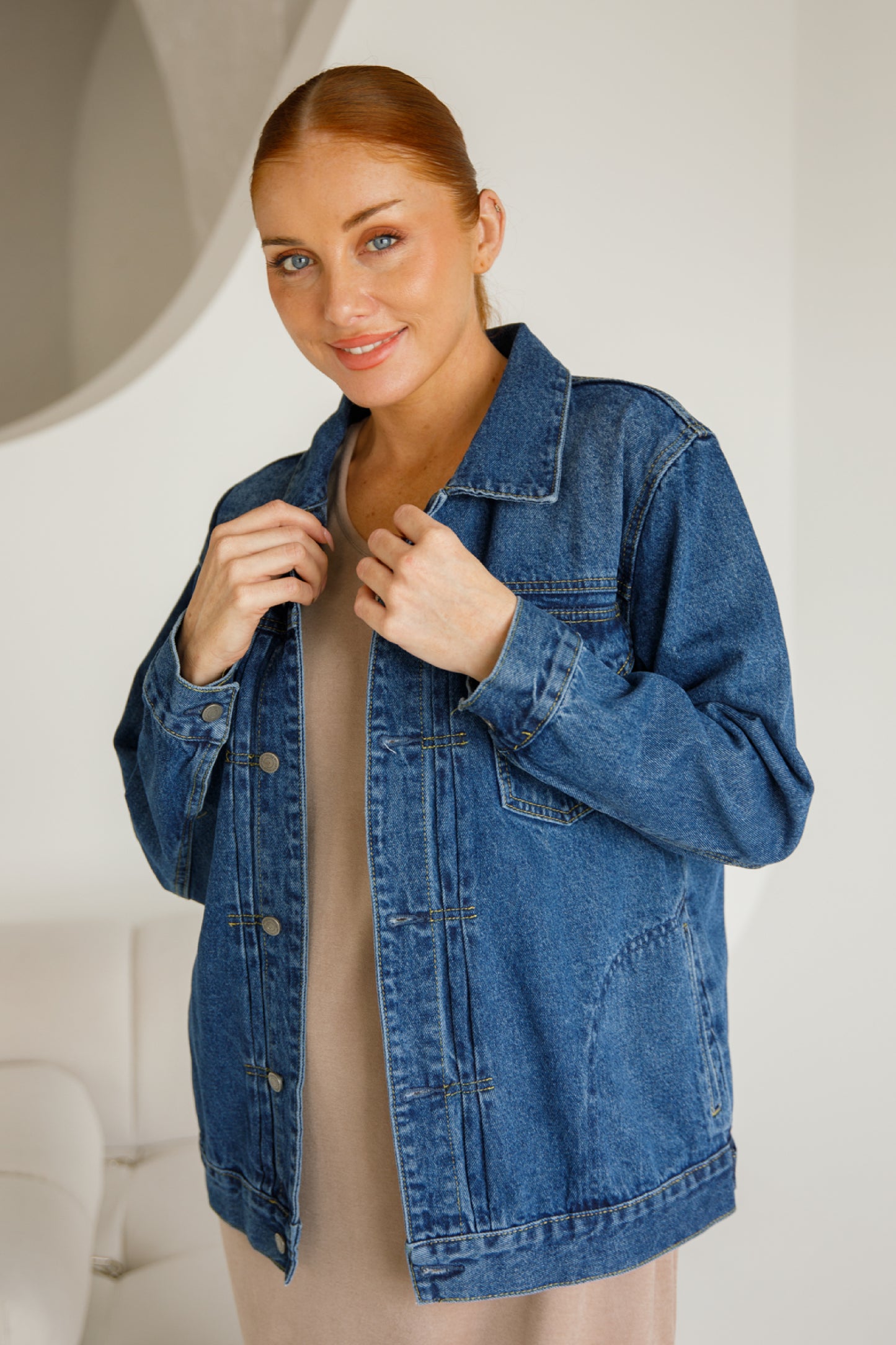 Signature Relaxed Denim Jacket | Dark Wash Denim | FINAL SALE