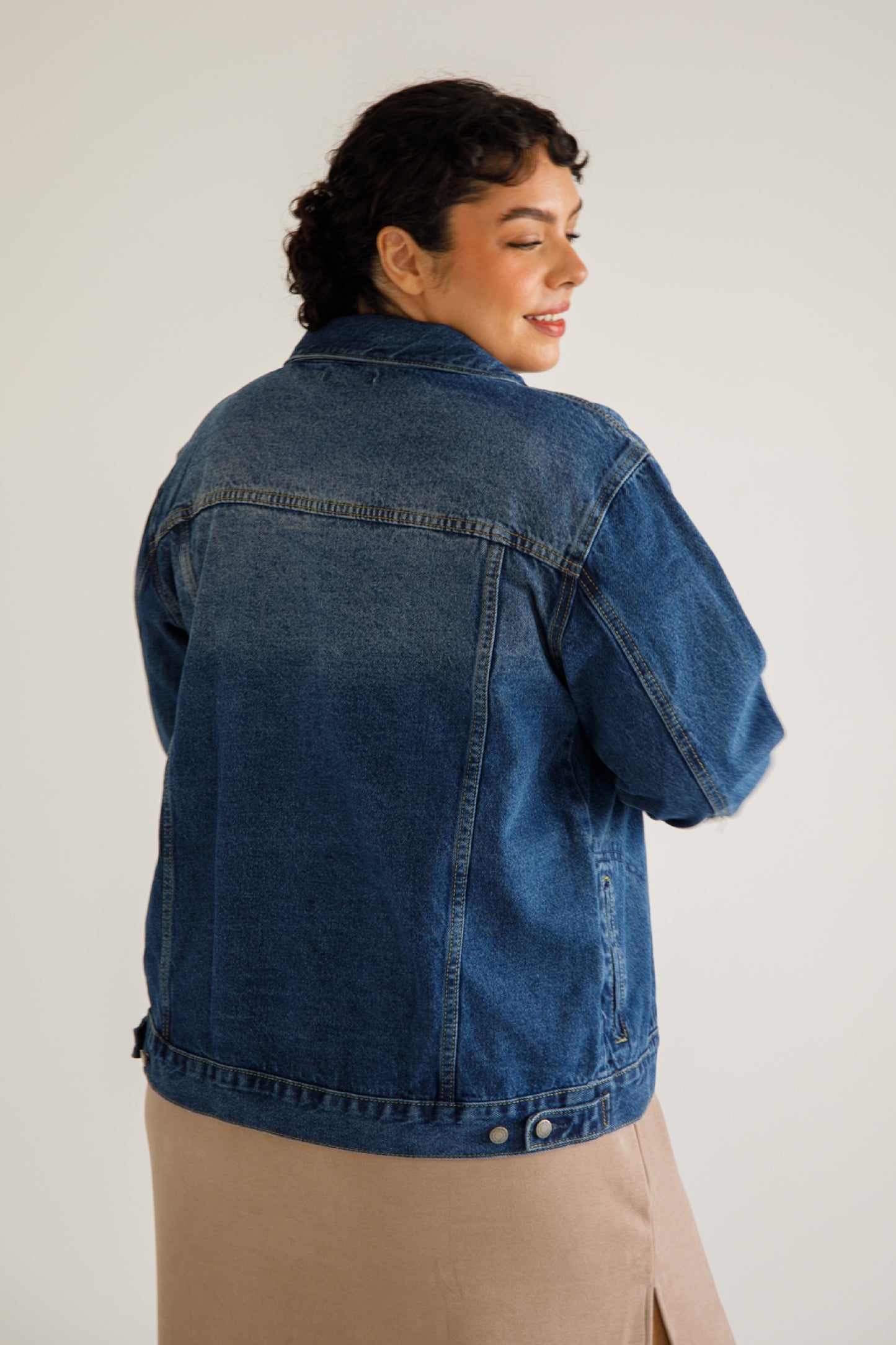 Signature Relaxed Denim Jacket | Dark Wash Denim | FINAL SALE
