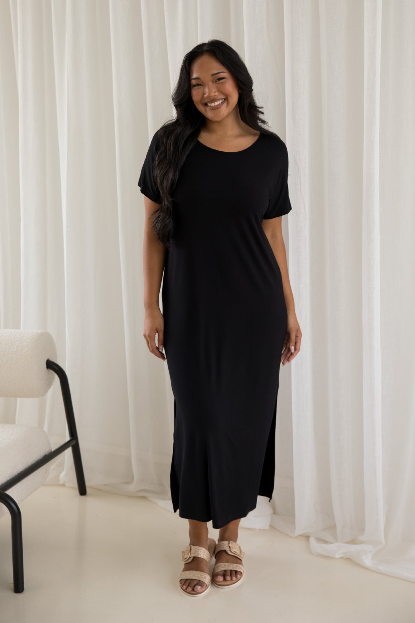 Destiny Bamboo Dress | Black