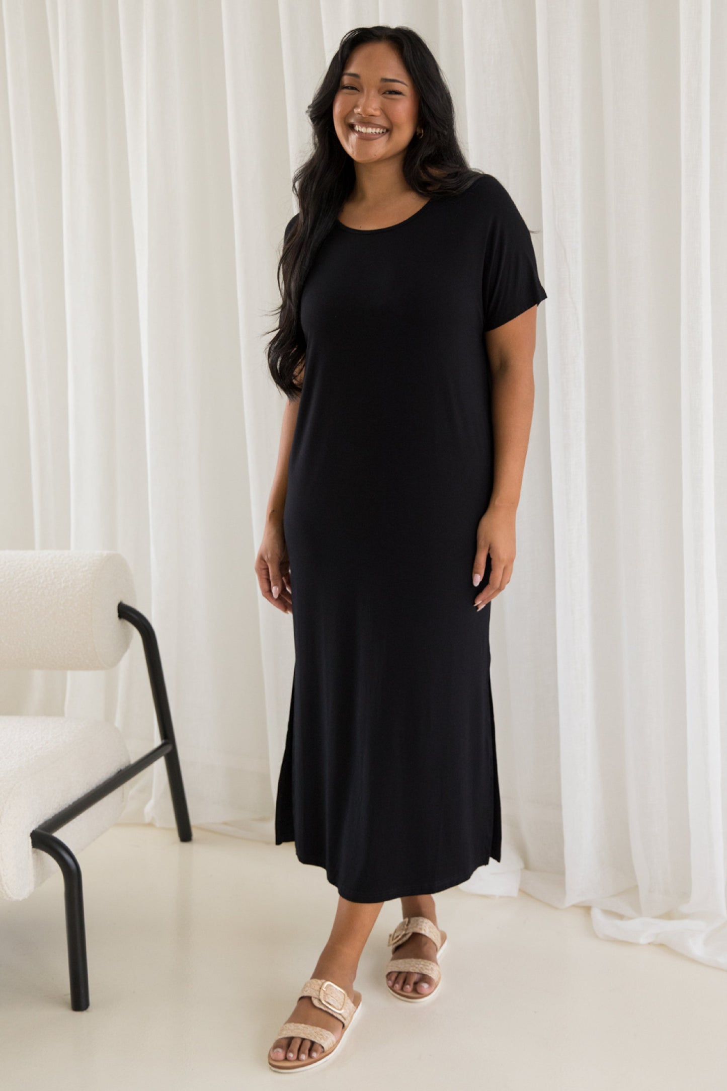 Destiny Bamboo Dress | Black