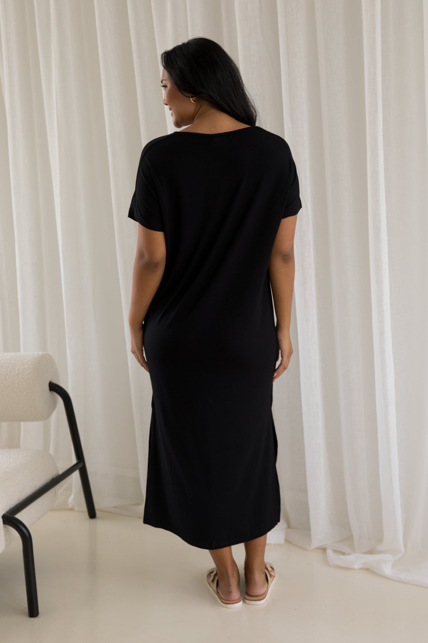 Destiny Bamboo Dress | Black