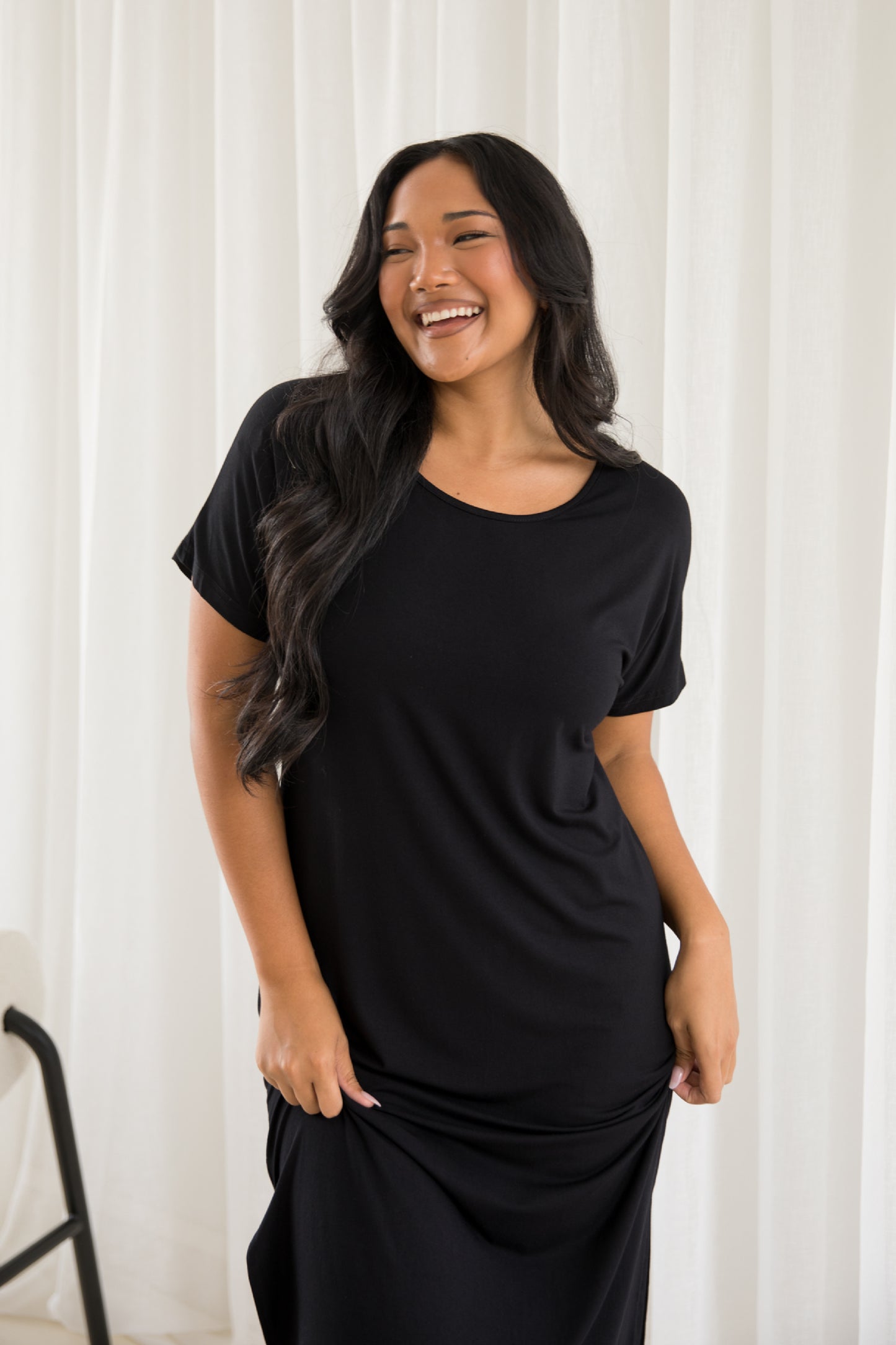 Destiny Bamboo Dress | Black