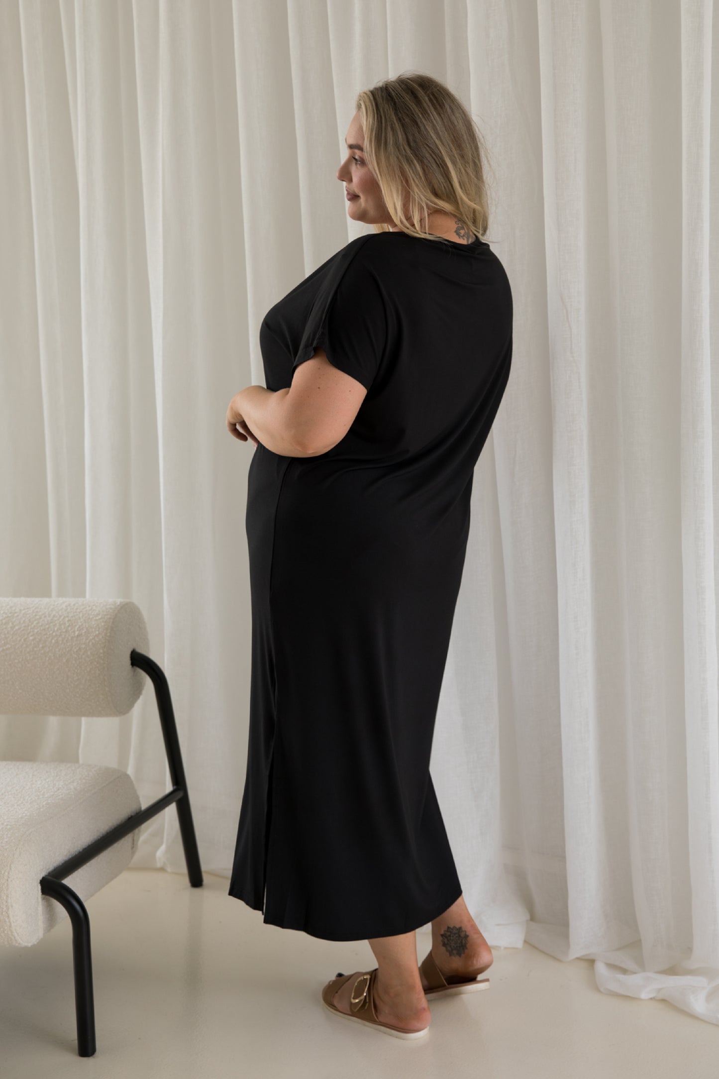Destiny Bamboo Dress | Black