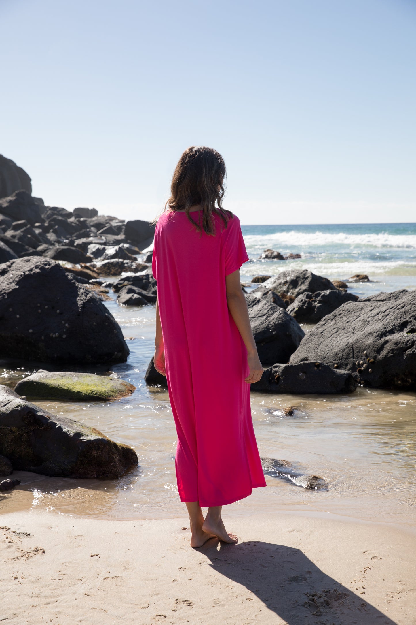 Plus-Sized Pink Dresses | PQ Collection | Destiny Dress in Magenta
