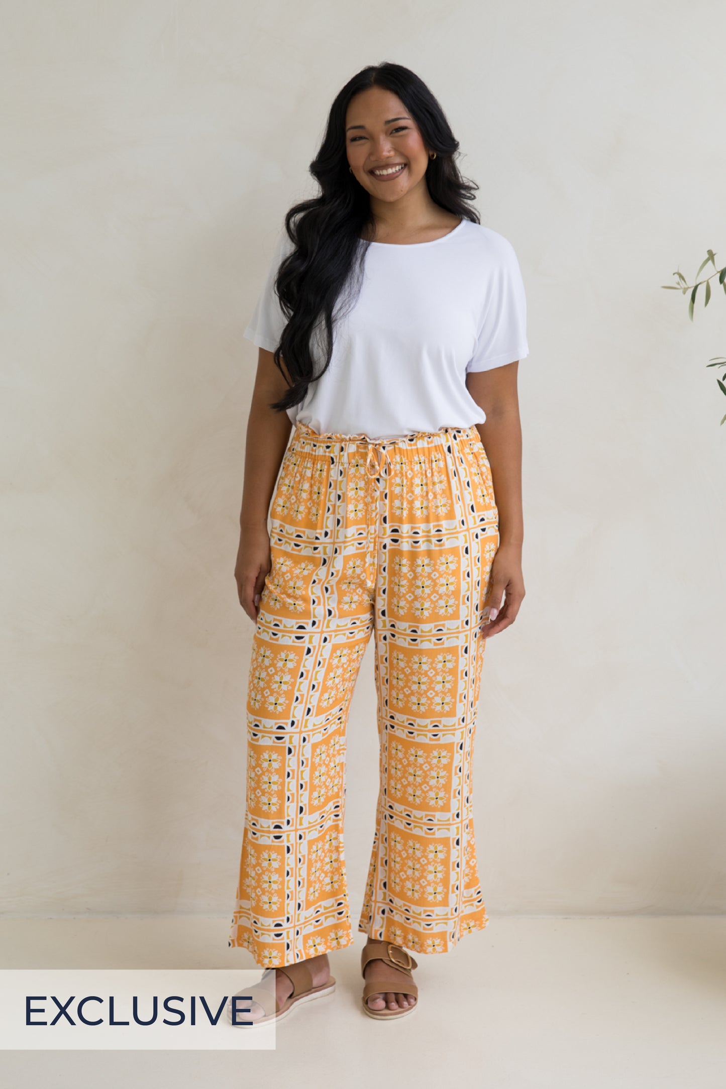 Wide Leg Olivia Pant in Trella