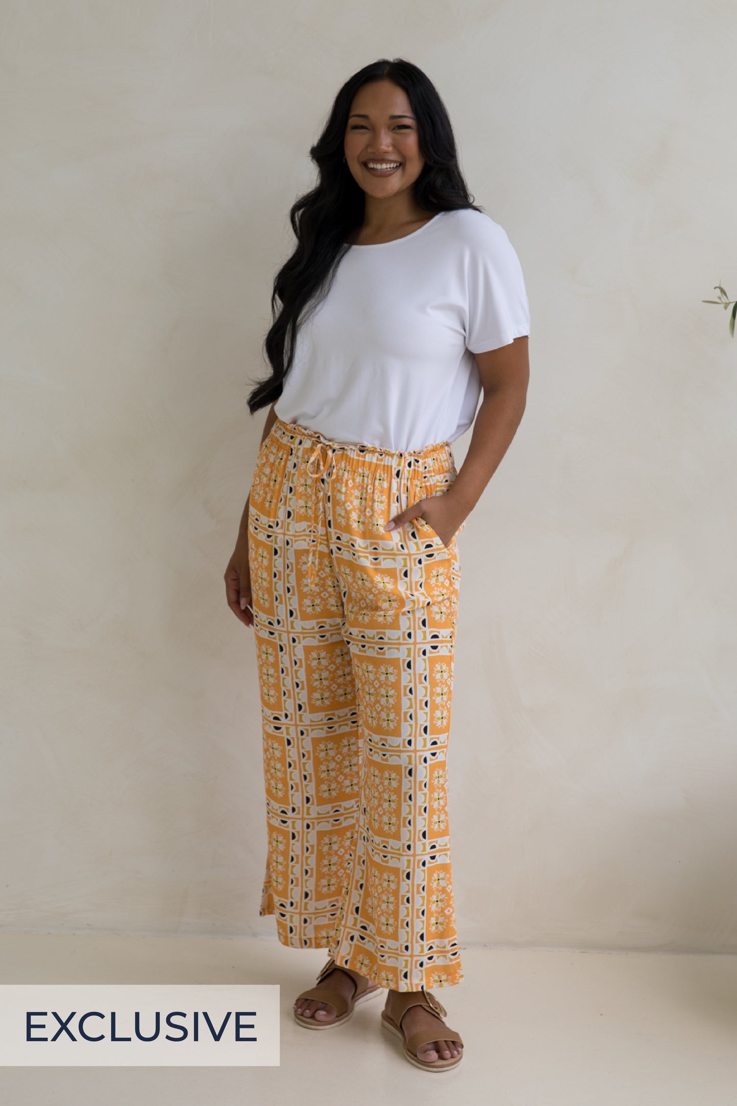 Wide Leg Olivia Pant | Trella | FINAL SALE
