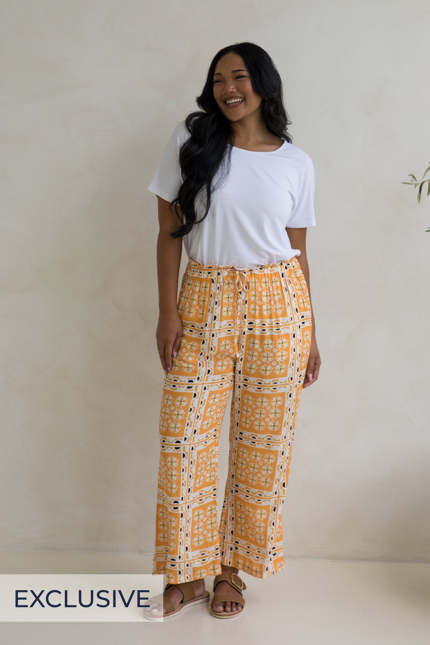 Wide Leg Olivia Pant | Trella | FINAL SALE