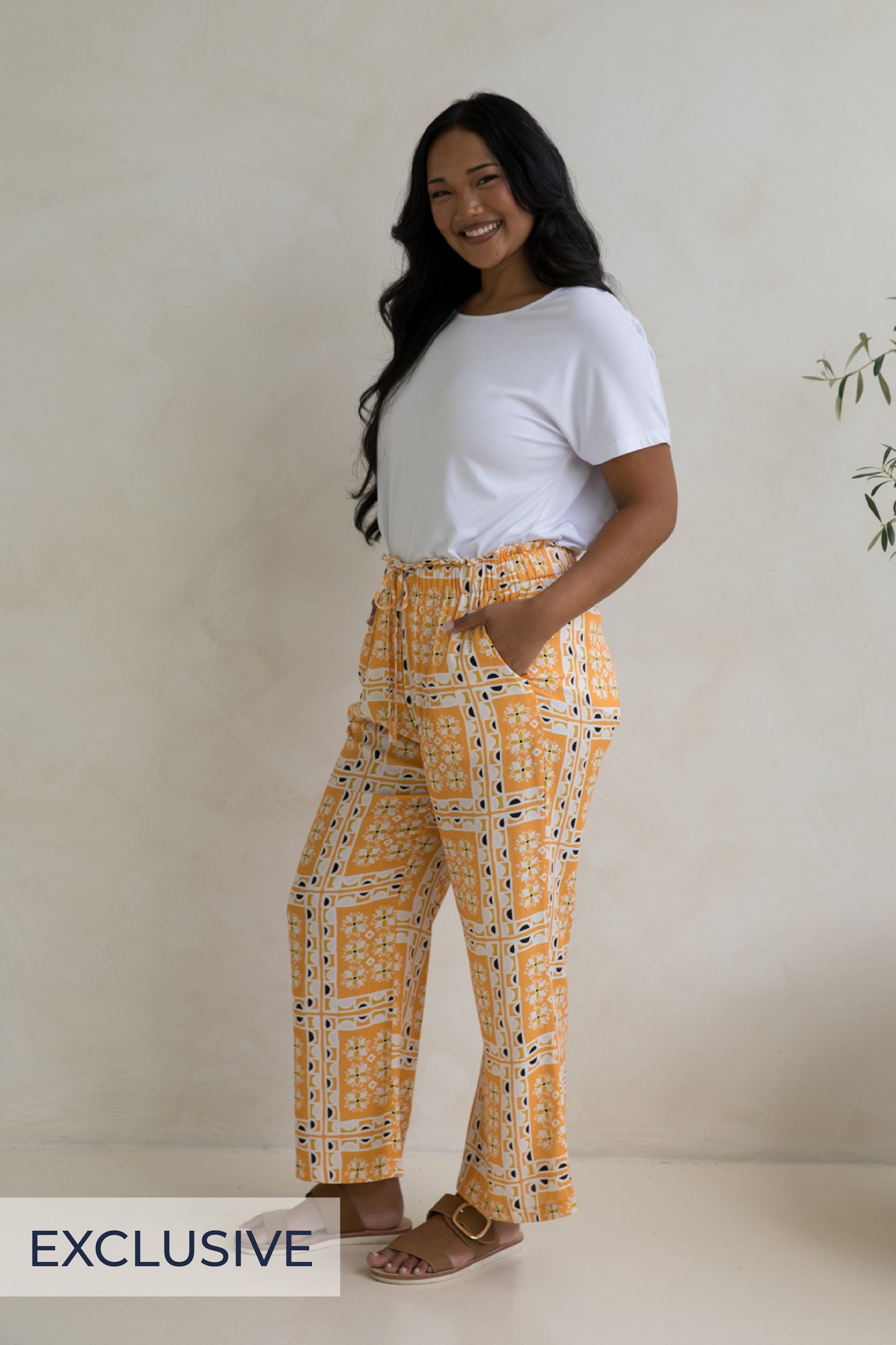 Wide Leg Olivia Pant | Trella | FINAL SALE