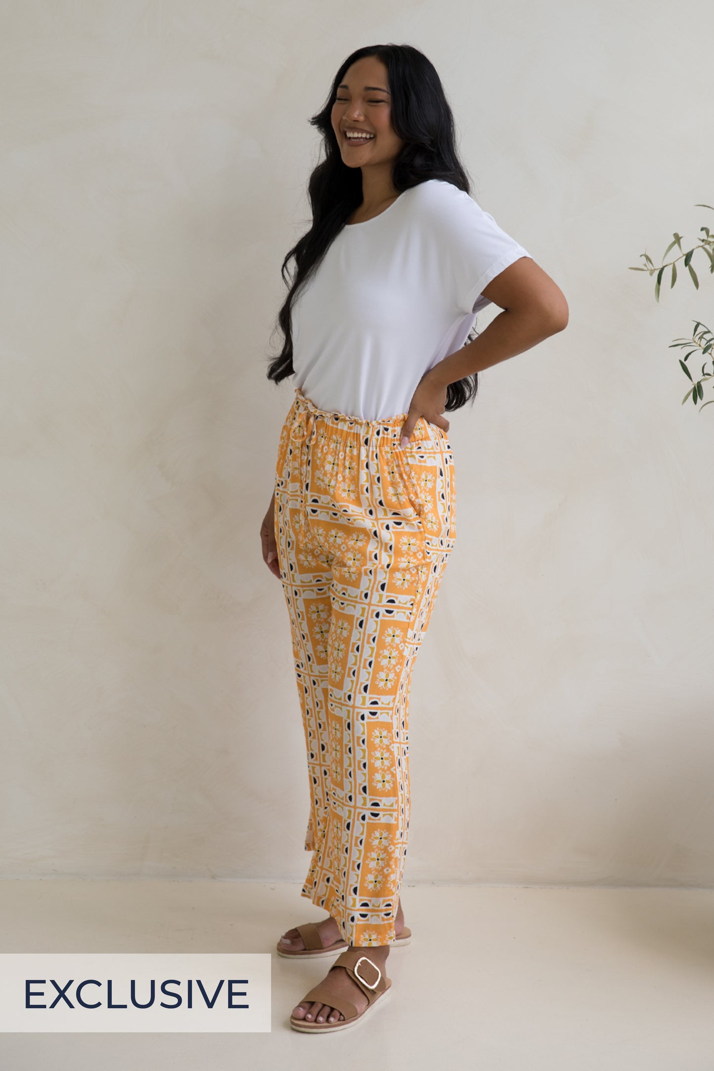 Wide Leg Olivia Pant | Trella | FINAL SALE