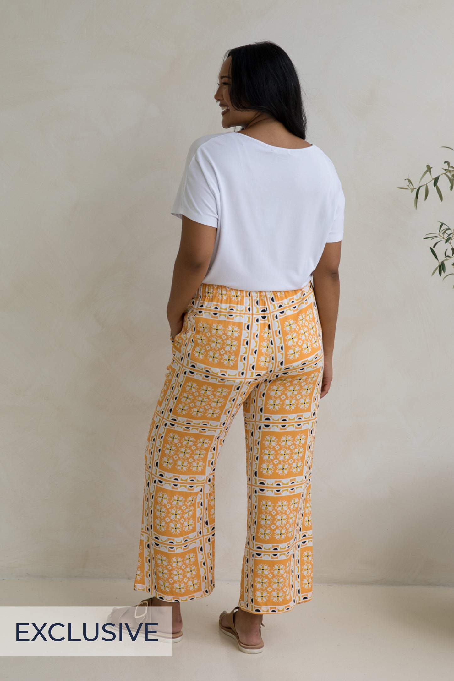 Wide Leg Olivia Pant | Trella | FINAL SALE