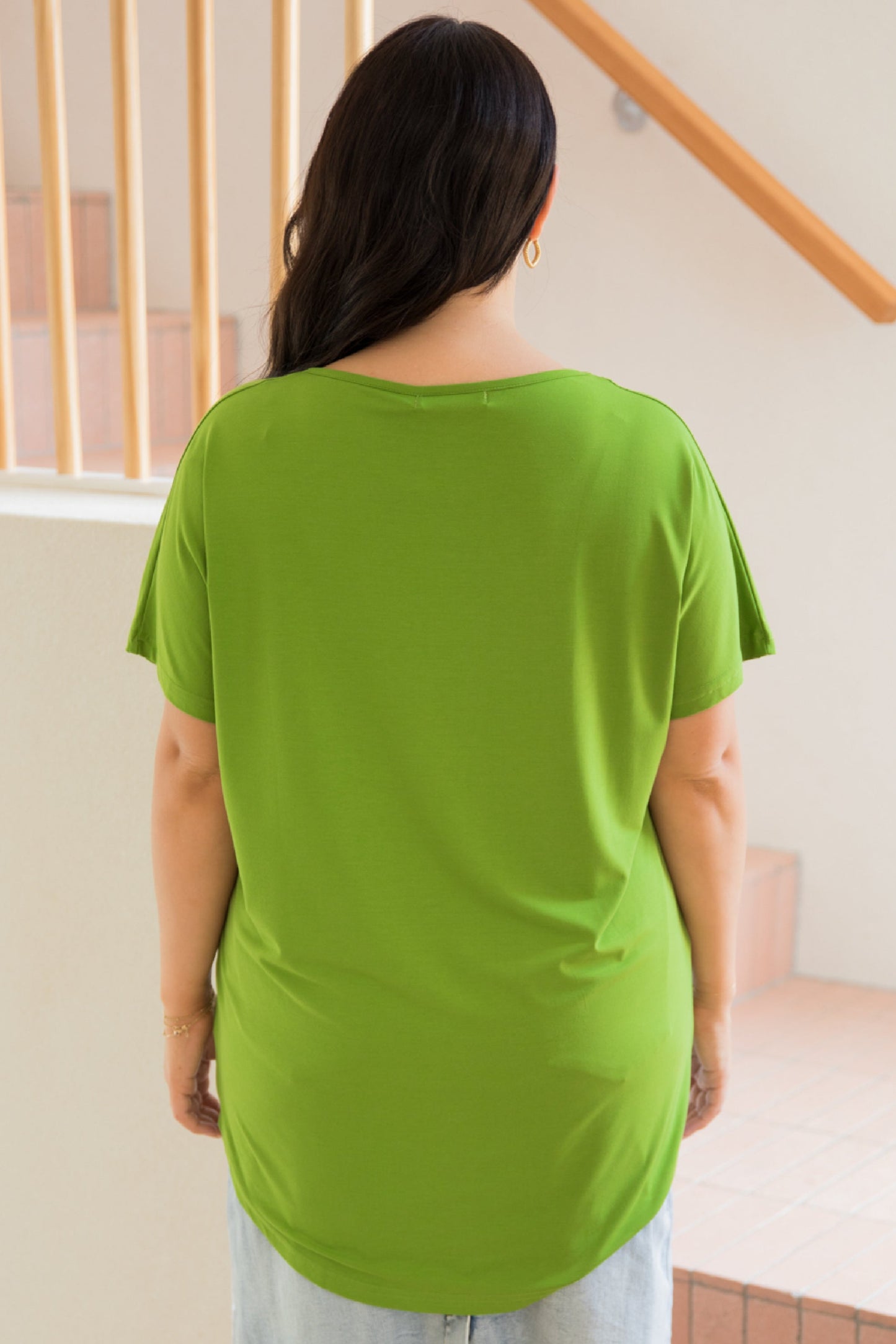 Destiny Bamboo Top | Cucumber Martini | FINAL SALE