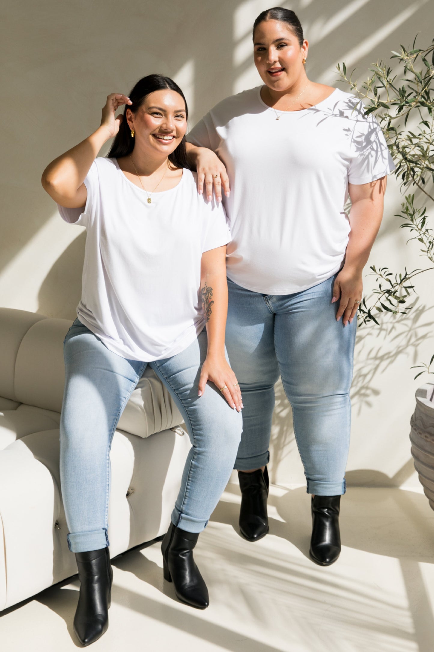 Destiny Bamboo Top | White